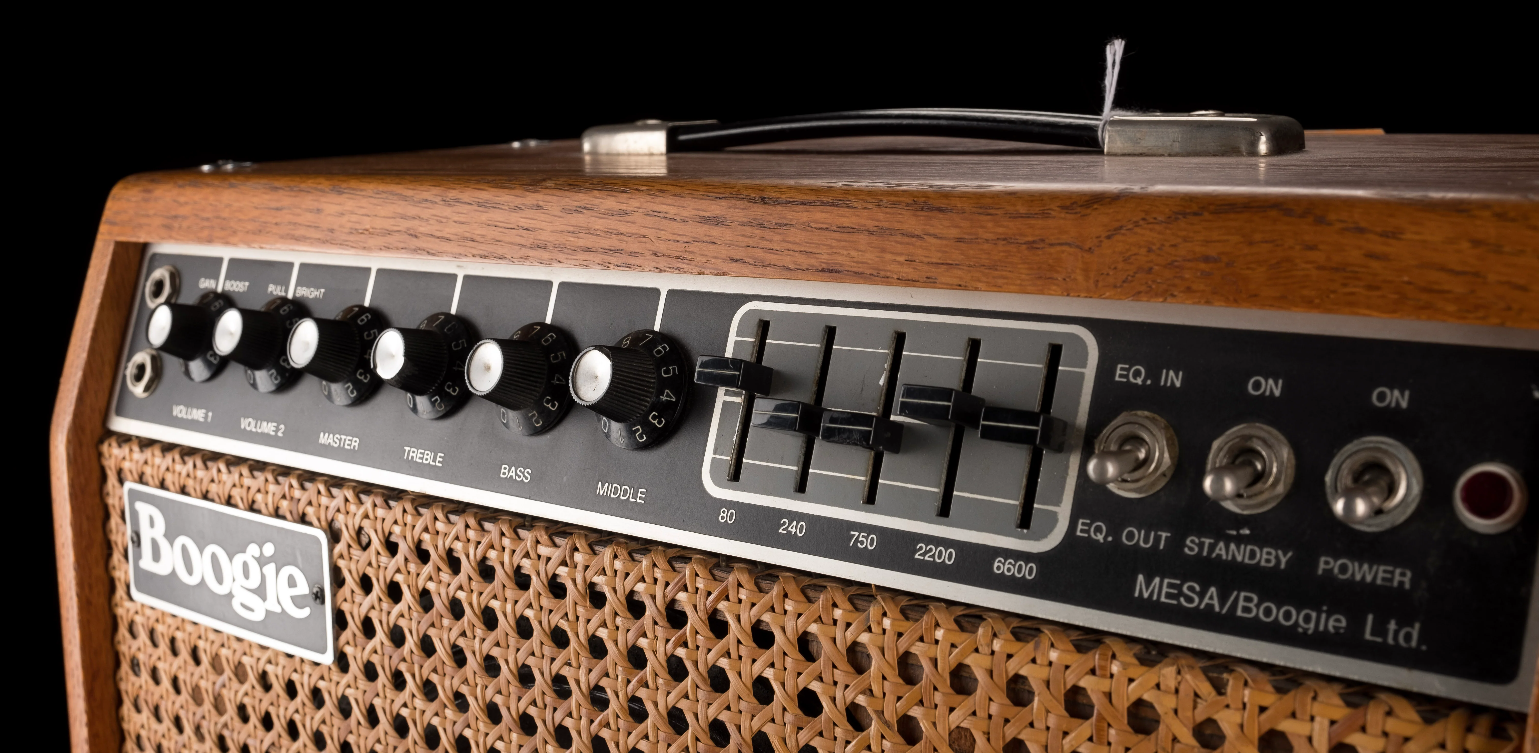 Vintage 1978 Mesa-Boogie Mark I 1x12 Natural Wood Guitar Amp Combo - Image 3