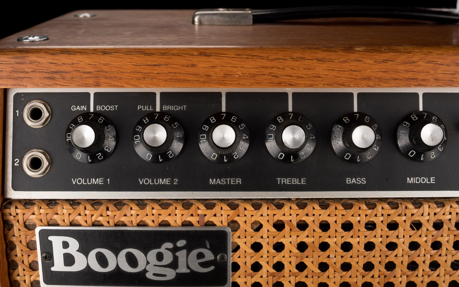 Vintage 1978 Mesa-Boogie Mark I 1x12 Natural Wood Guitar Amp Combo - Image 4