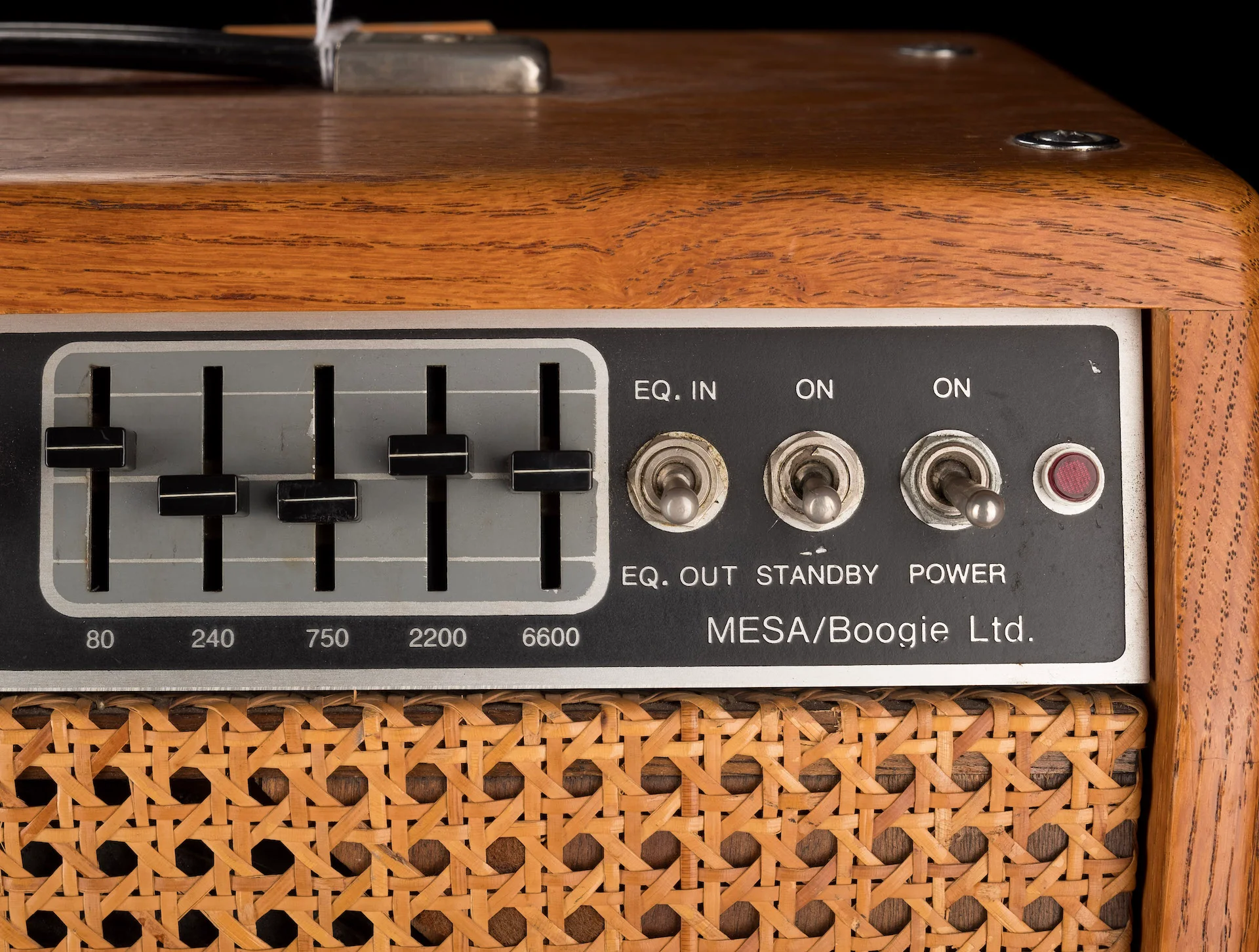 Vintage 1978 Mesa-Boogie Mark I 1x12 Natural Wood Guitar Amp Combo - Image 5