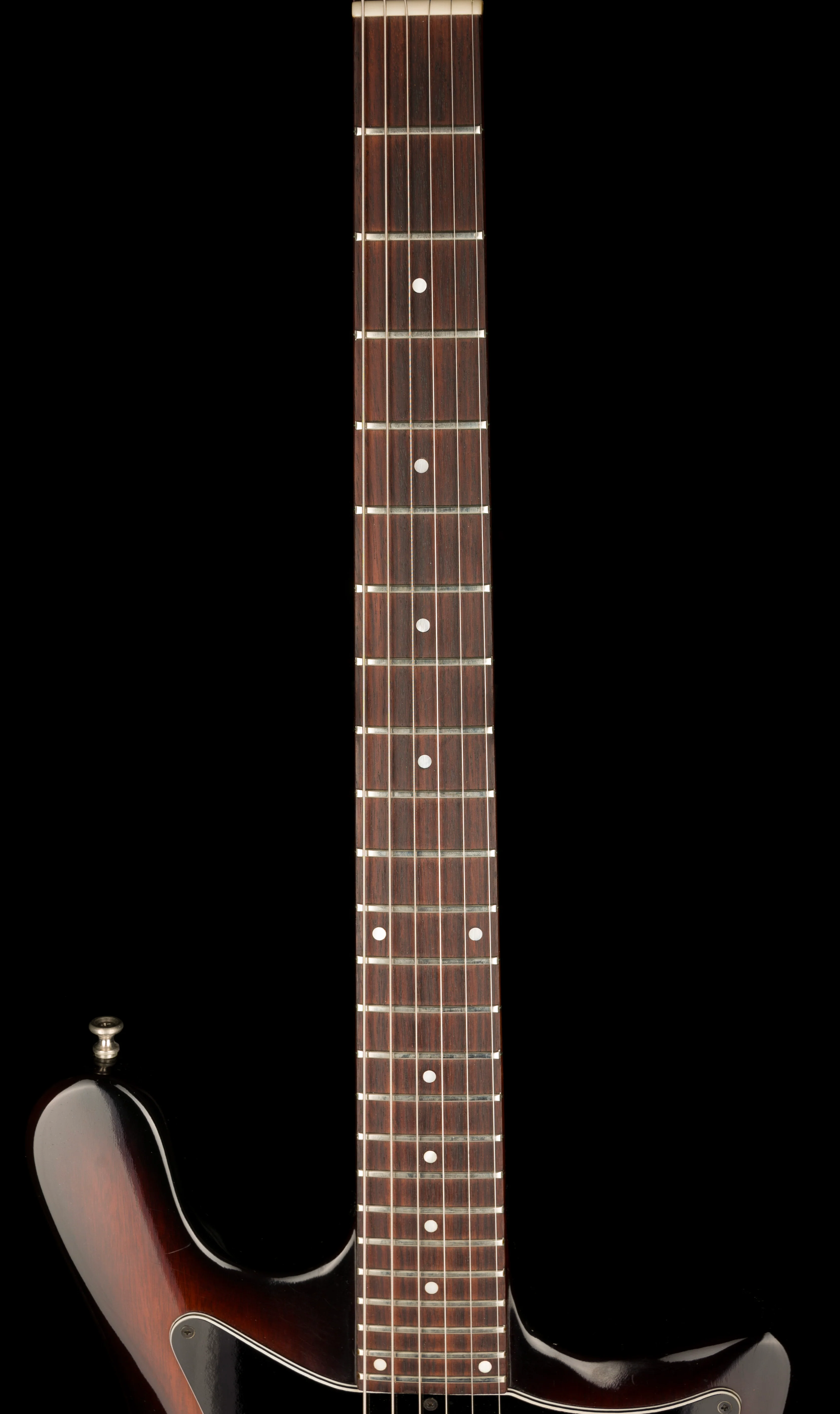 Vintage Guild S60-D Electric Guitar Sunburst With Hard Case - Image 11