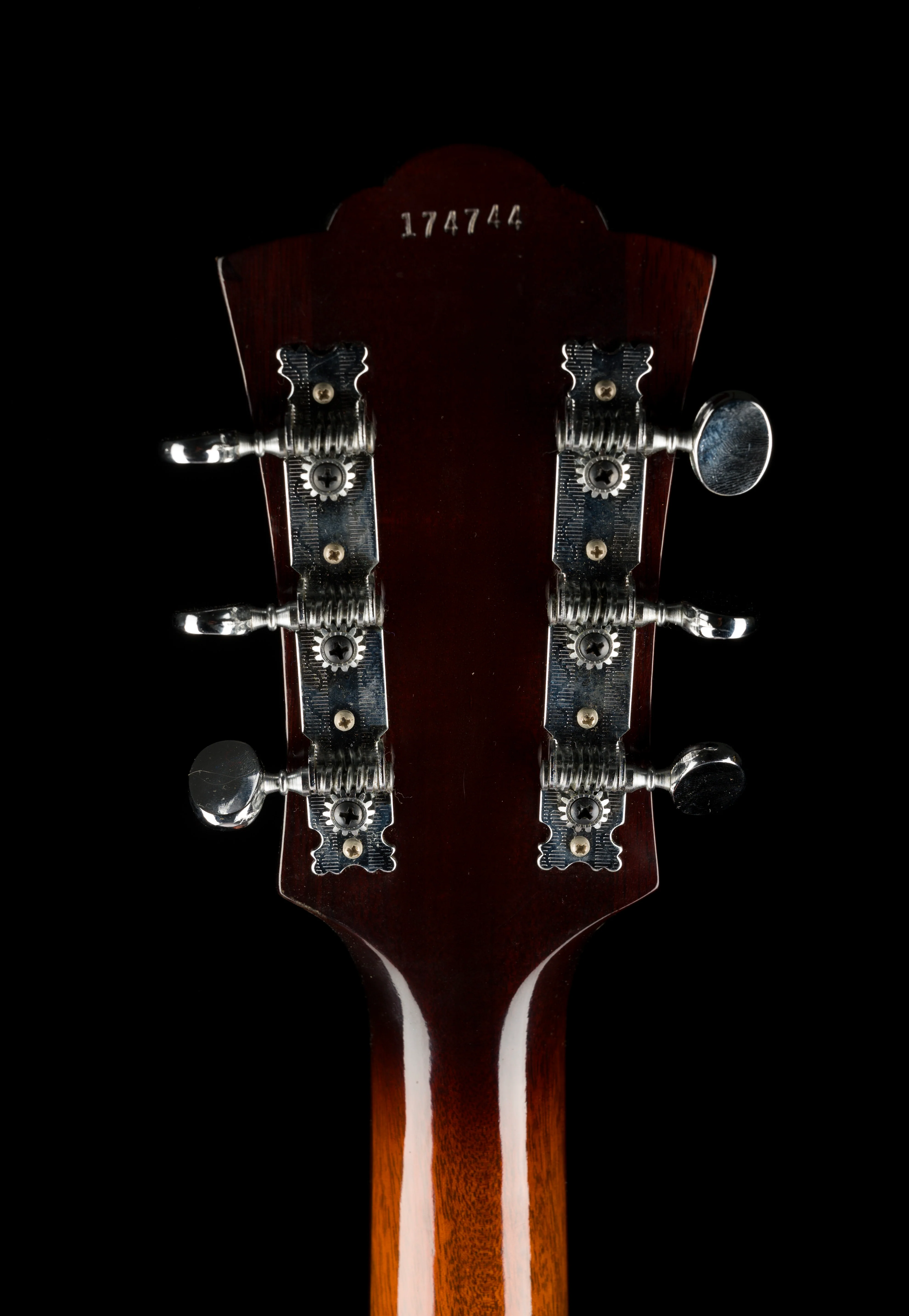 Vintage Guild S60-D Electric Guitar Sunburst With Hard Case - Image 17