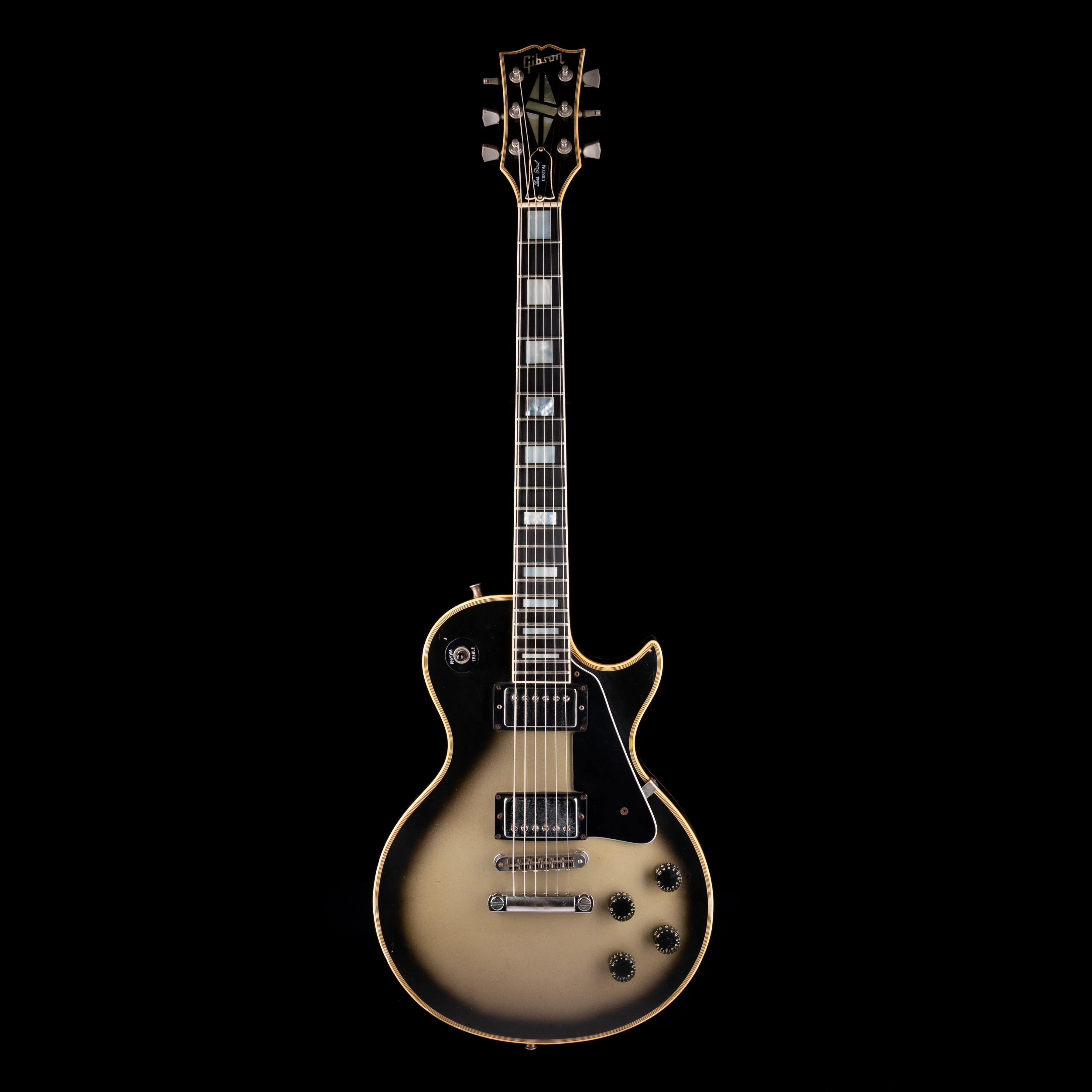 Pre Owned 1981 Gibson Les Paul Custom Silverburst With OHSC - Image 2