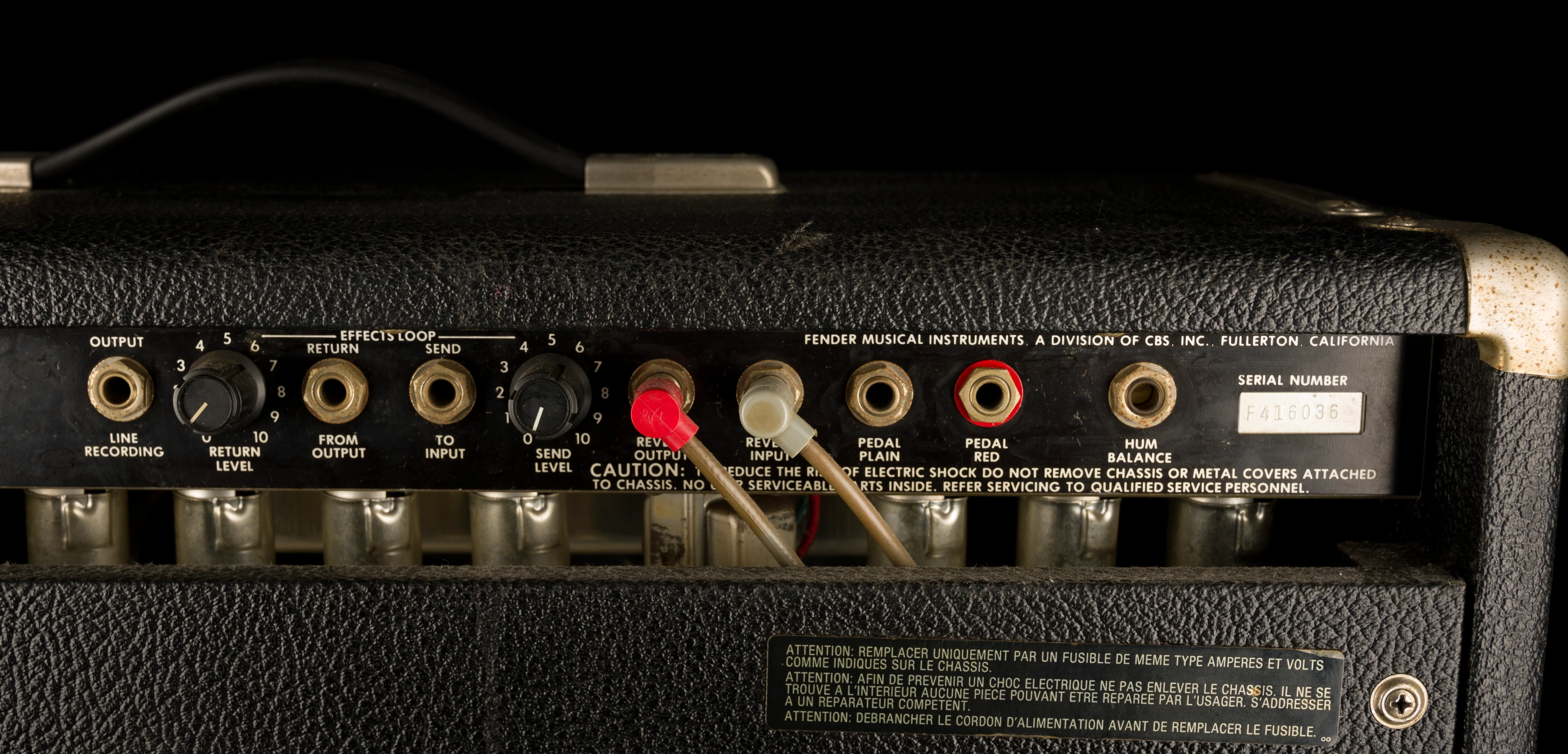 Pre Owned 1983 Fender Concert II (Rivera Era) Guitar Amp Combo - Image 13
