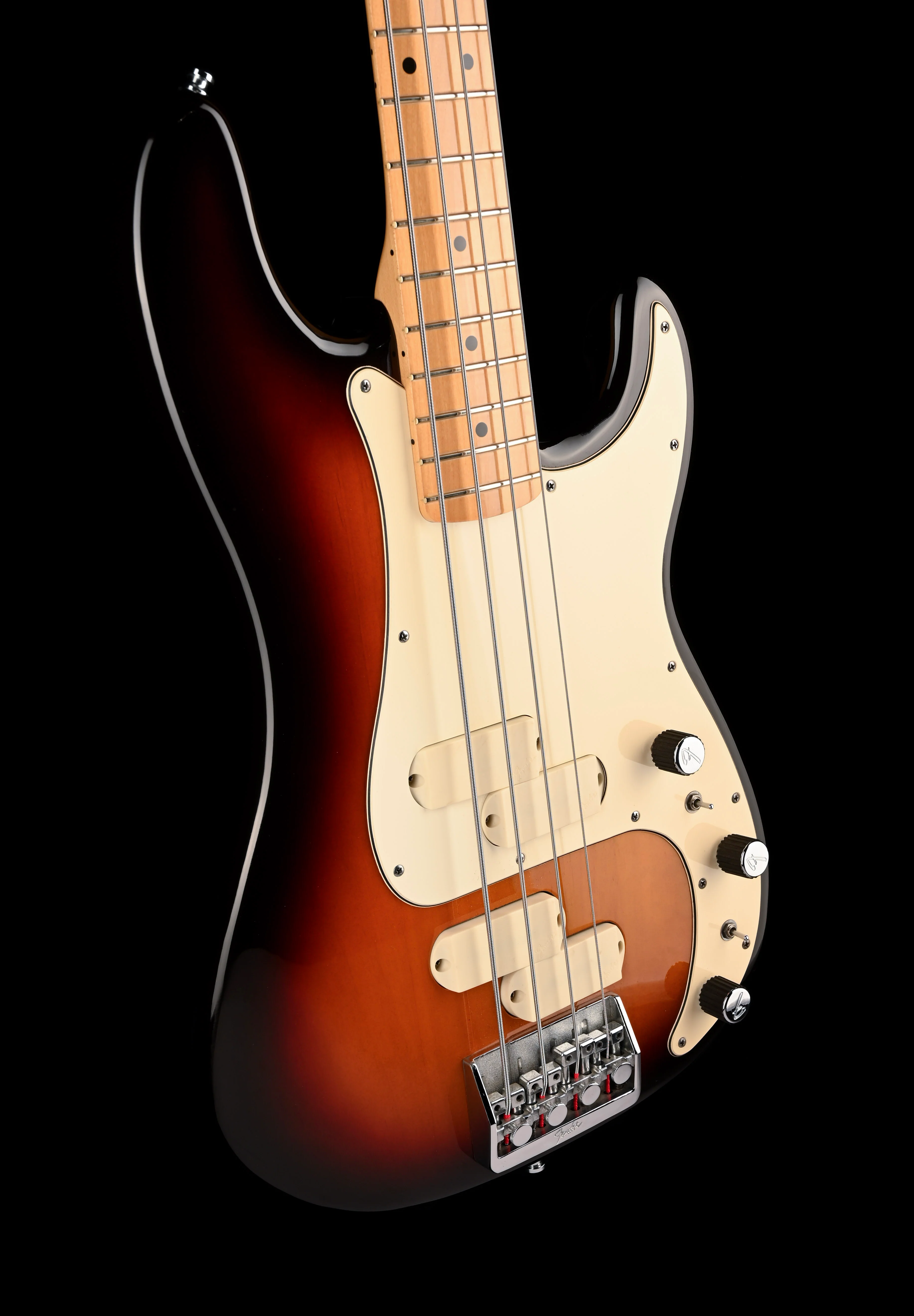 Vintage 1983 Fender Elite Precision Bass 3-Tone Sunburst with Case - Image 10