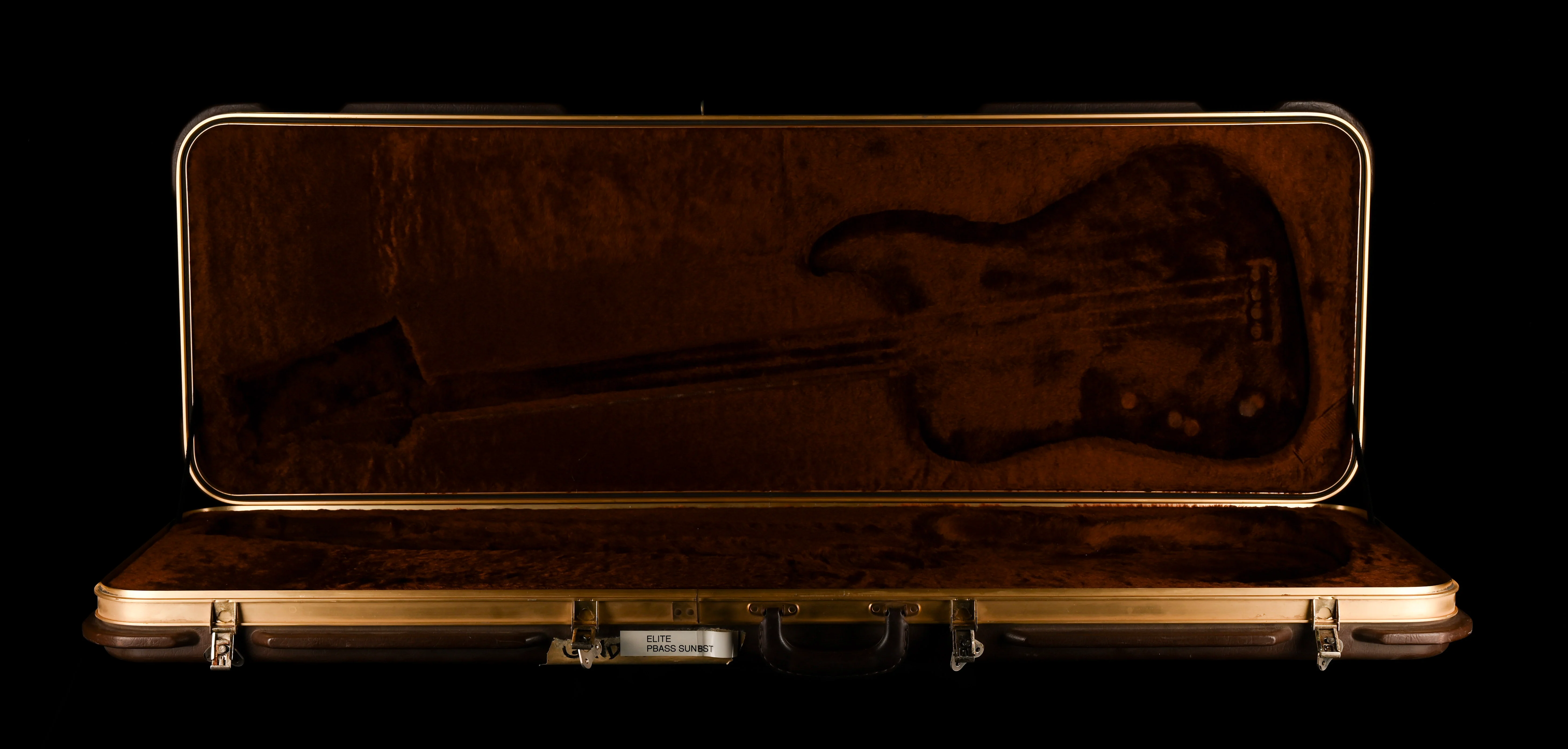 Vintage 1983 Fender Elite Precision Bass 3-Tone Sunburst with Case - Image 19