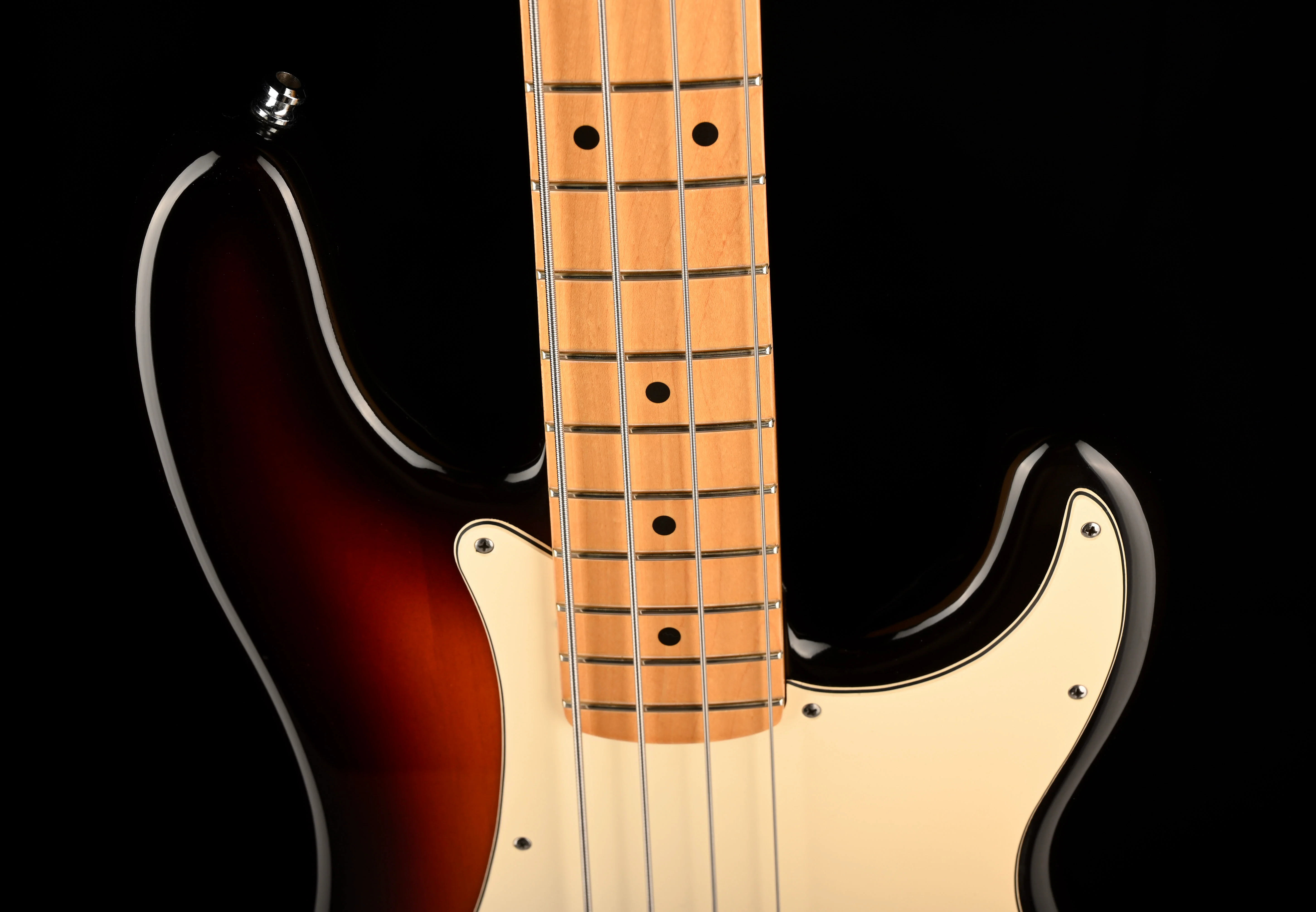 Vintage 1983 Fender Elite Precision Bass 3-Tone Sunburst with Case - Image 3