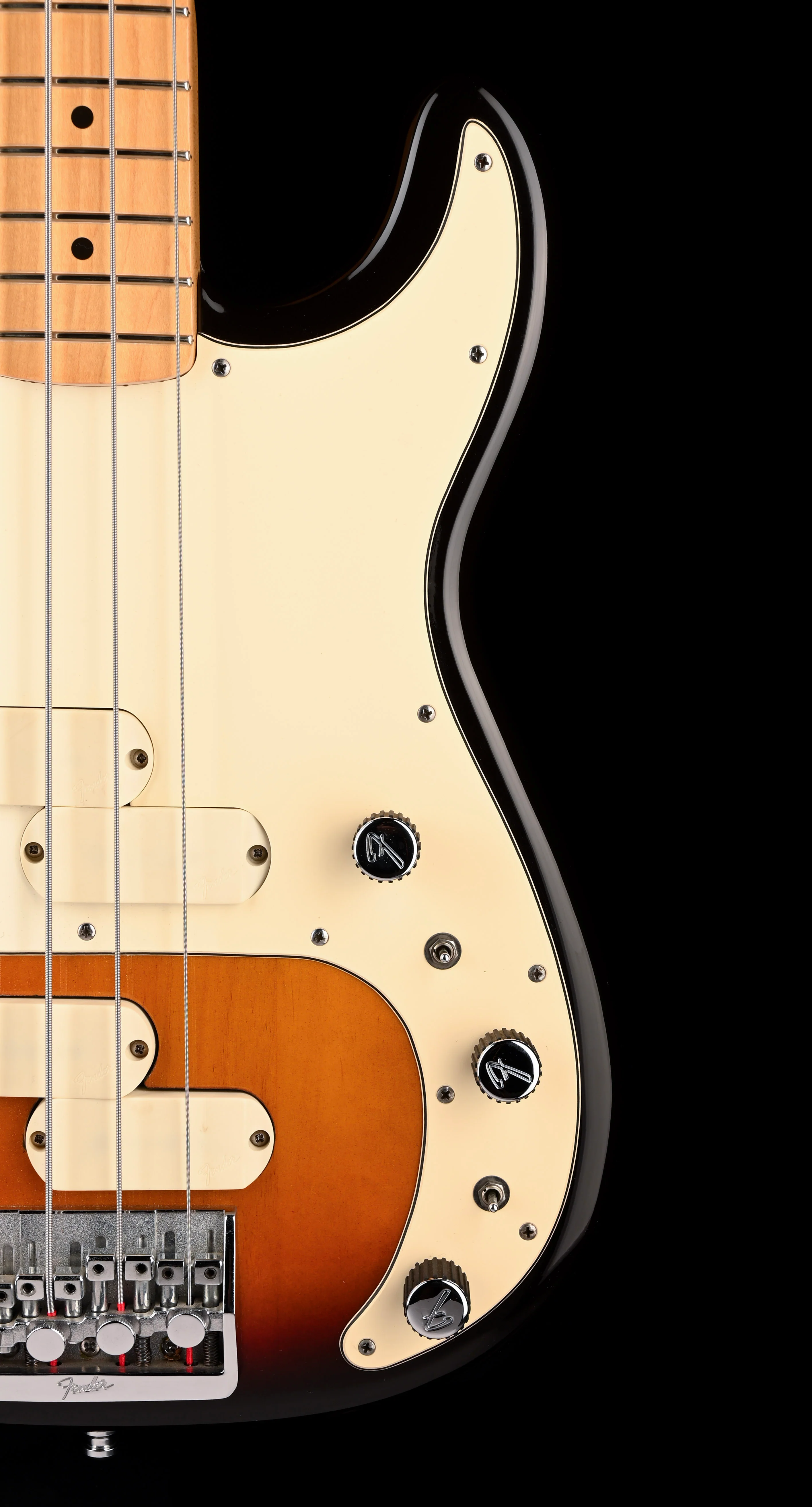 Vintage 1983 Fender Elite Precision Bass 3-Tone Sunburst with Case - Image 9