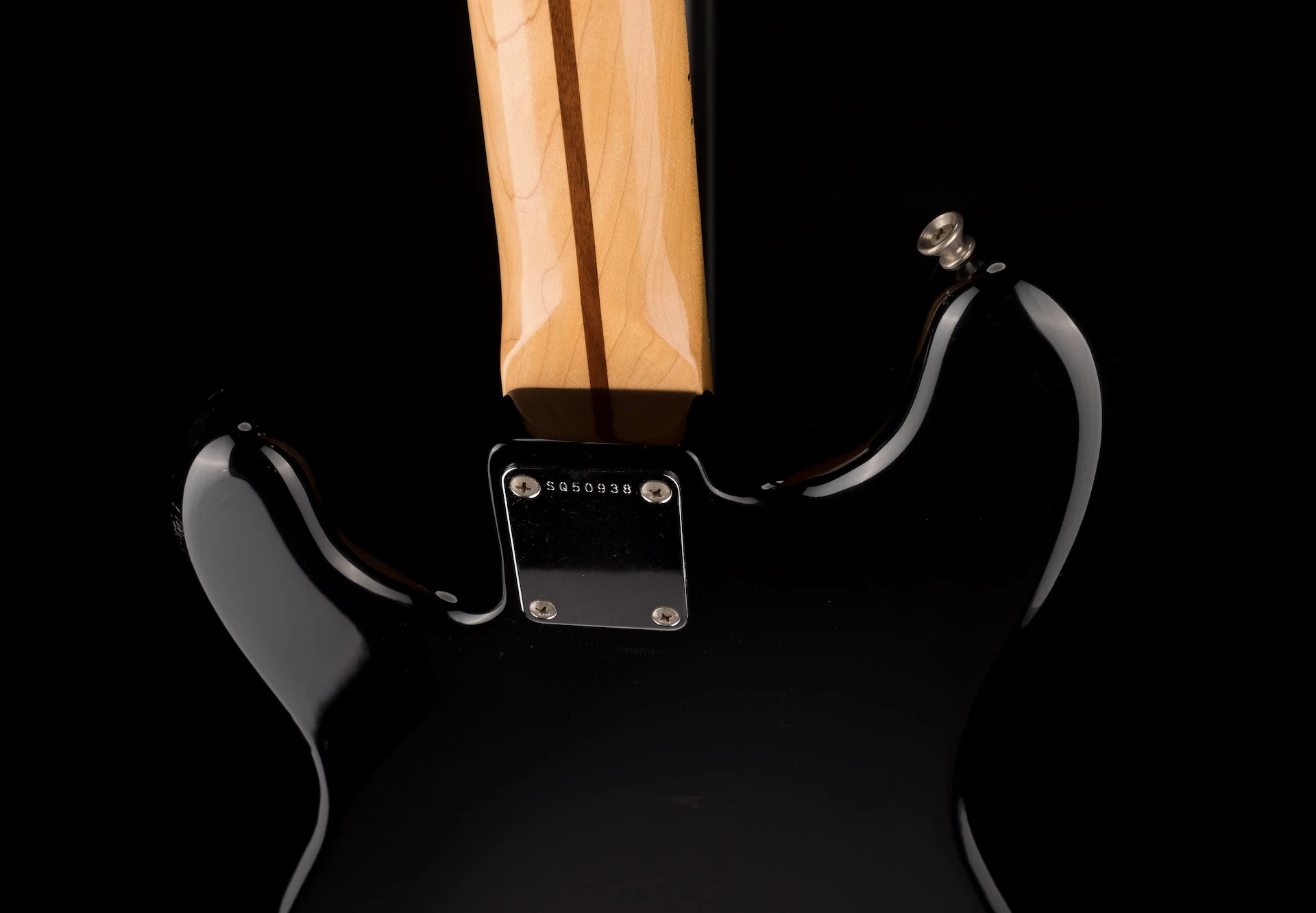 Pre Owned 1983 Squier Bullet Maple Neck Black With OHSC - Image 14
