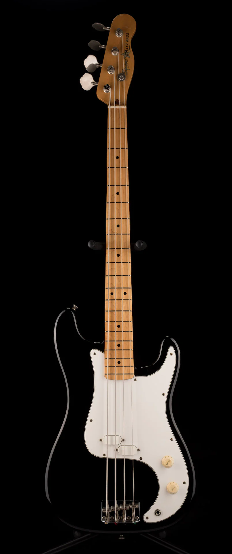 Pre Owned 1983 Squier Bullet Maple Neck Black With OHSC - Image 2