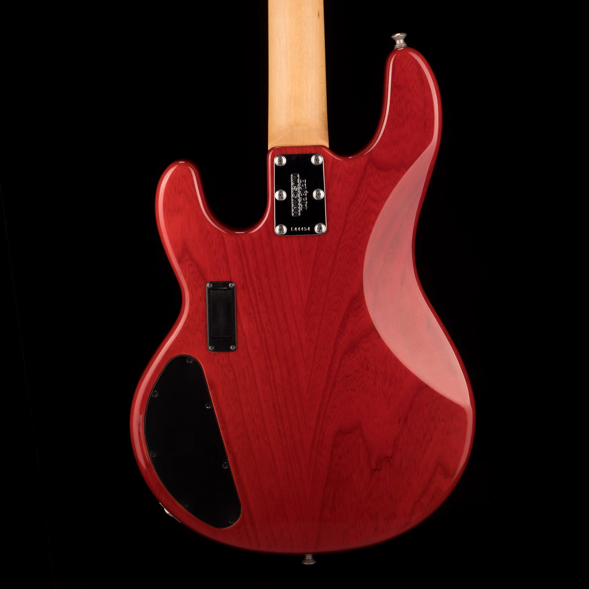 Pre Owned 2007 Ernie Ball Music Man StingRay HH Bass Translucent Red With OHSC - Image 12