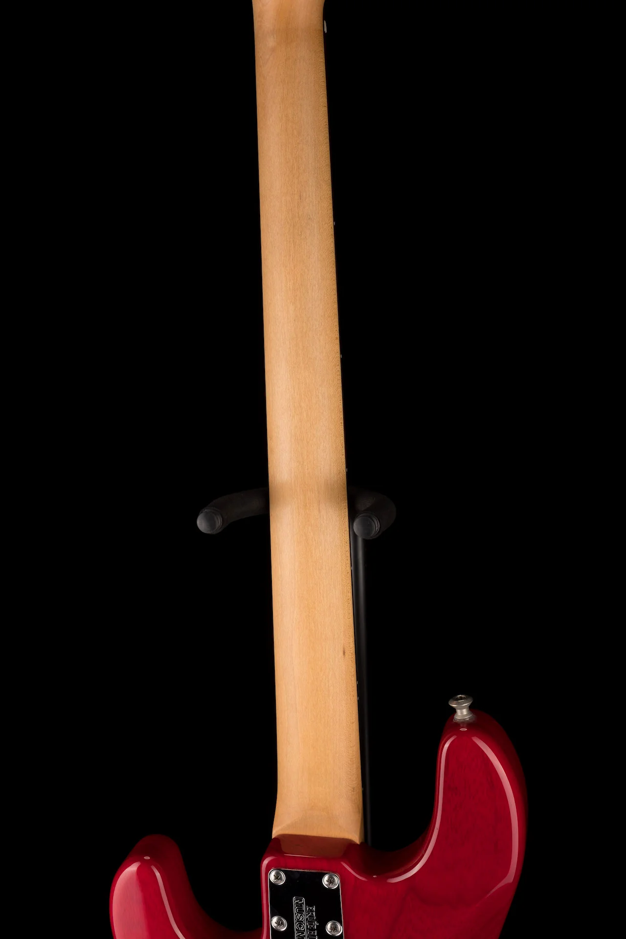 Pre Owned 2007 Ernie Ball Music Man StingRay HH Bass Translucent Red With OHSC - Image 15