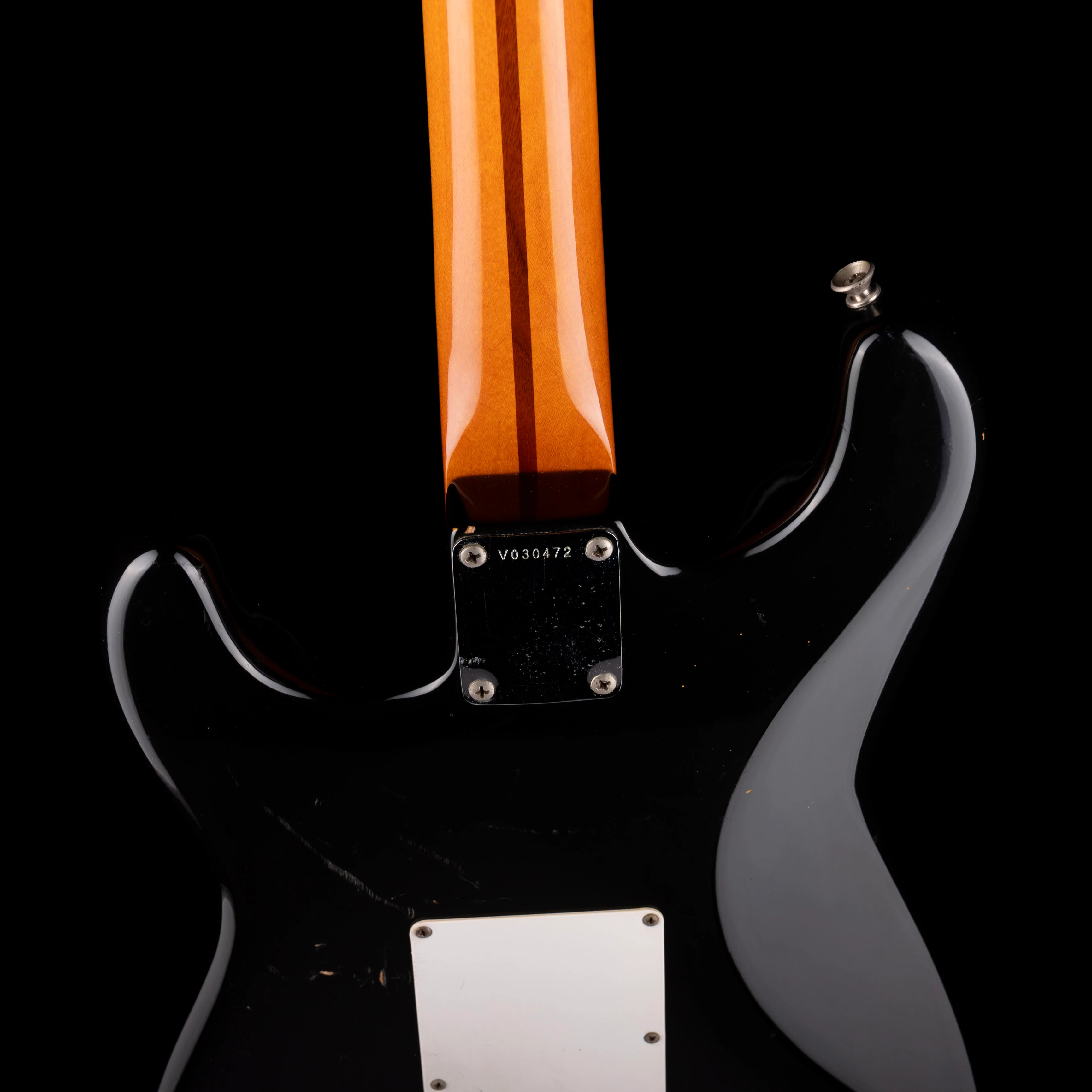 Vintage '87 Fender American Vintage '57 Stratocaster Black Electric Guitar With OHSC - Image 10