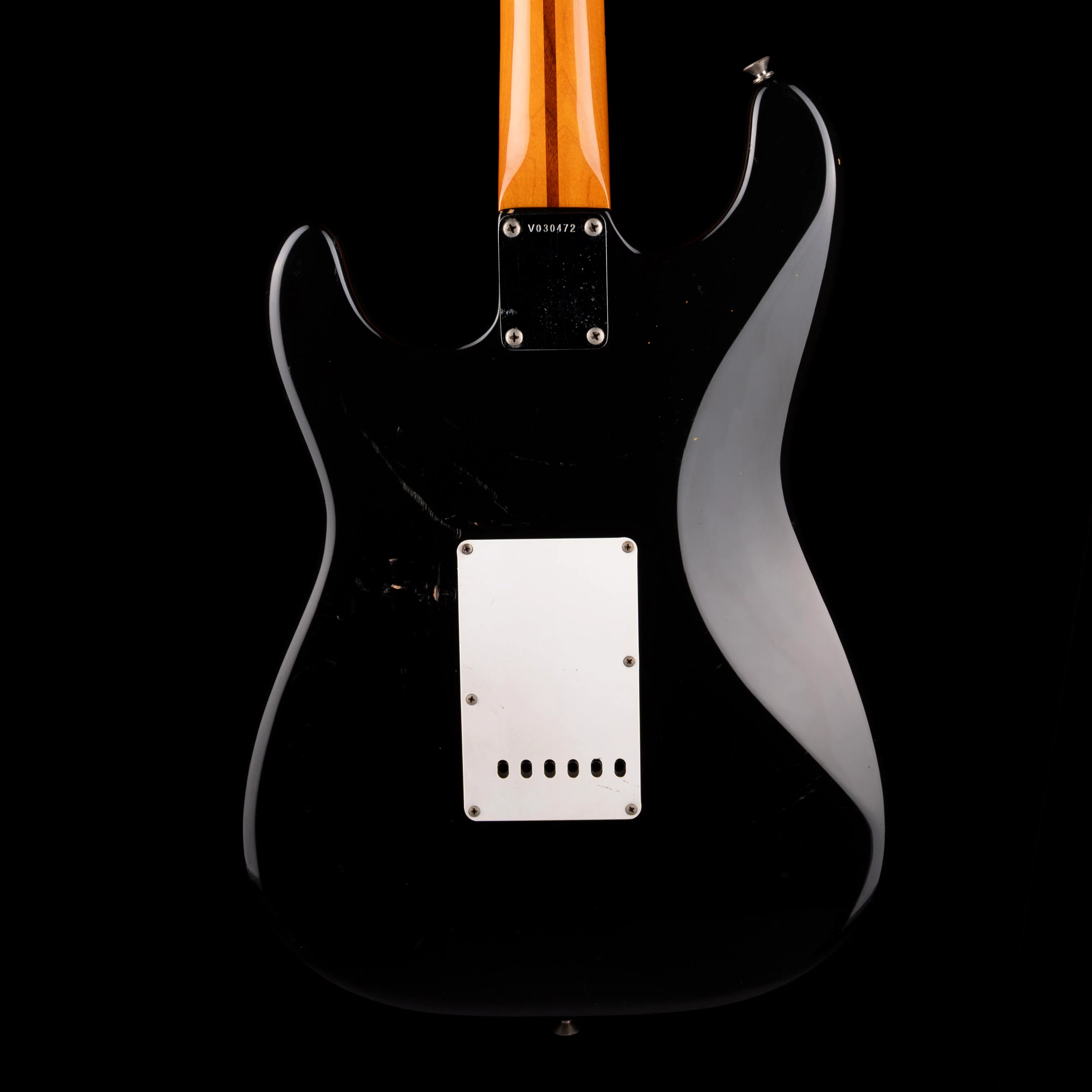 Vintage '87 Fender American Vintage '57 Stratocaster Black Electric Guitar With OHSC - Image 8