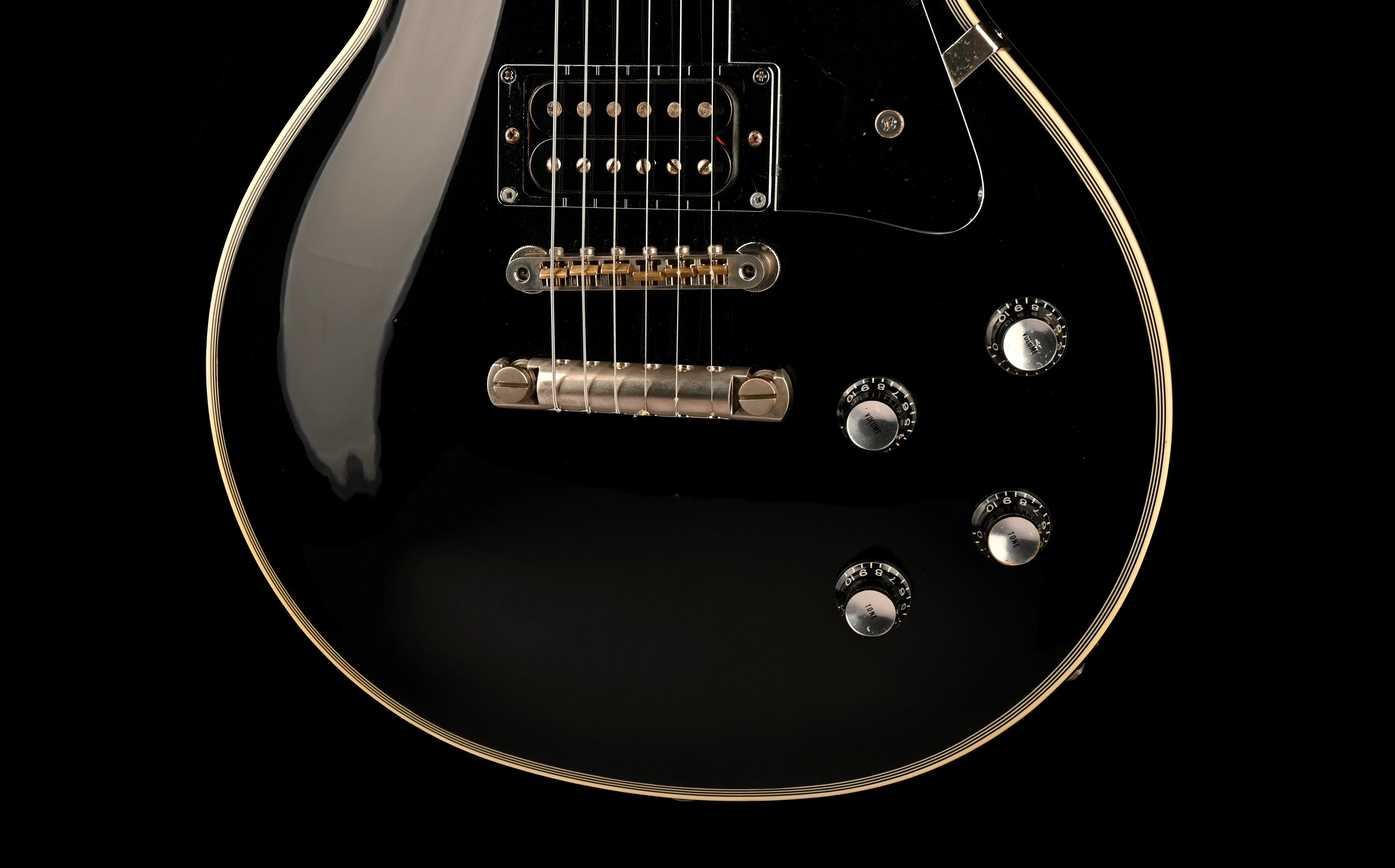 Vintage 1984 Greco Model EGC-550 John Sykes Custom LP Black With Case - Image 6