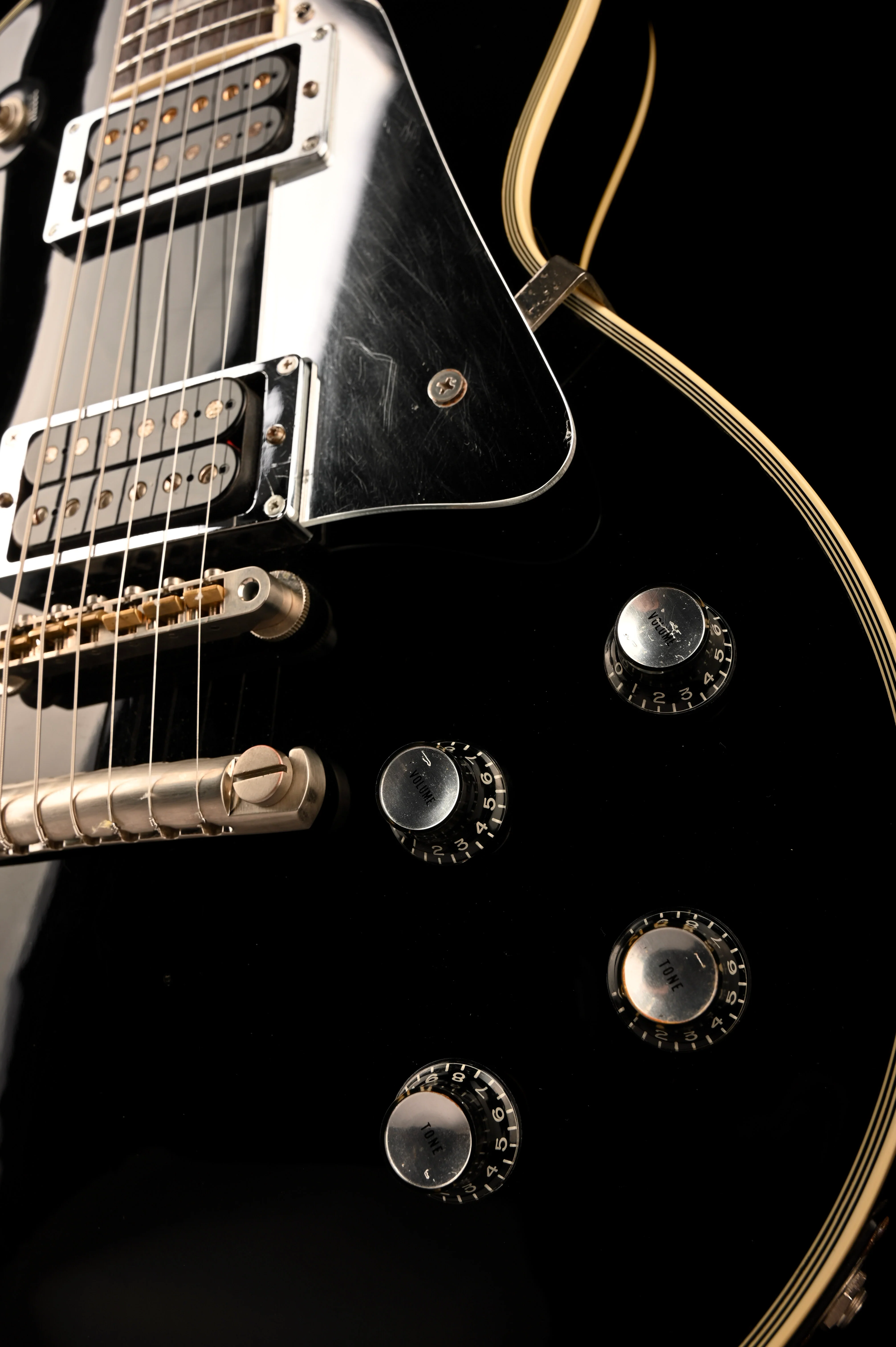 Vintage 1984 Greco Model EGC-550 John Sykes Custom LP Black With Case - Image 9