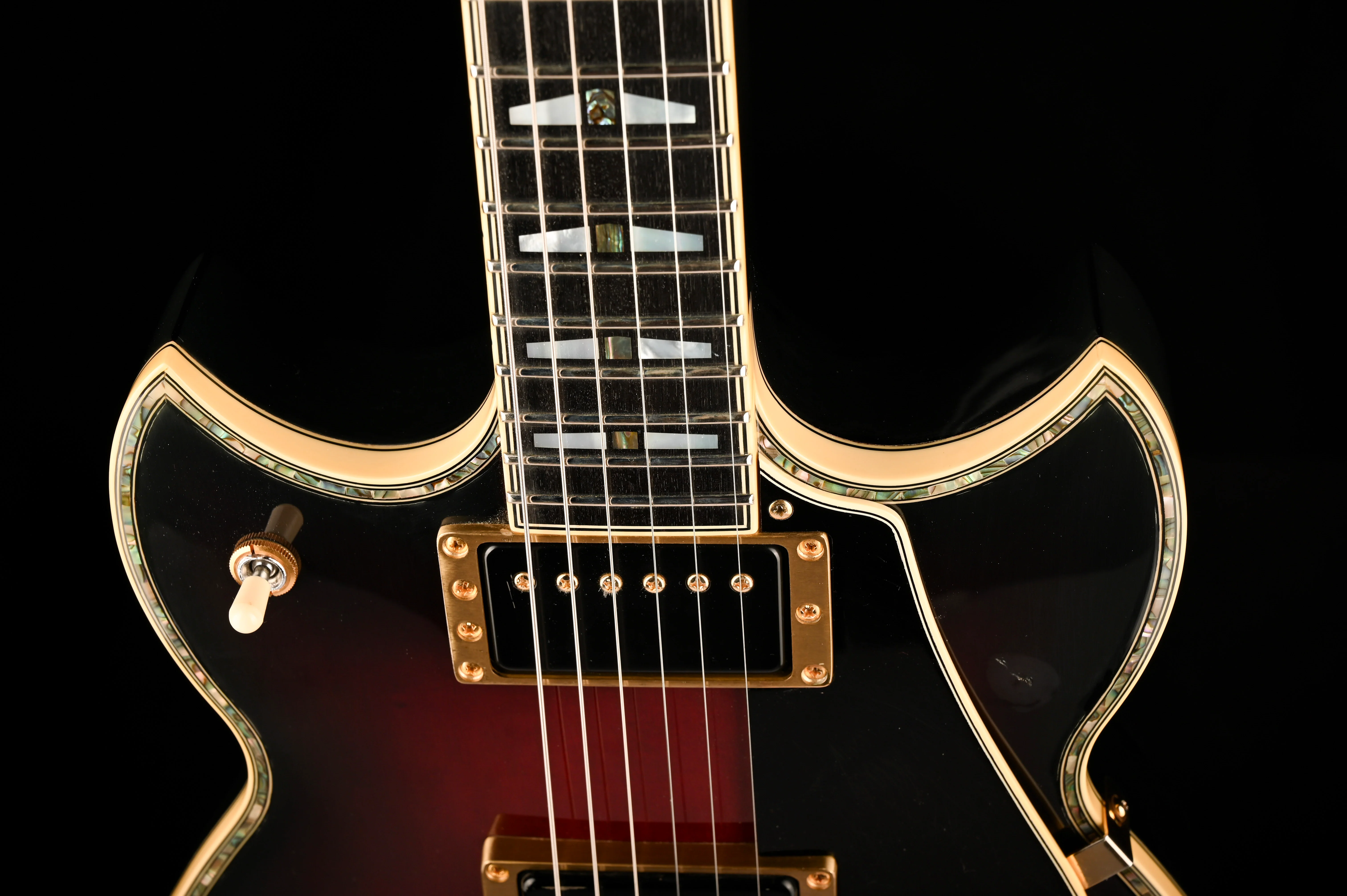 Vintage 1984 Yamaha SBG3000 Electric Guitar Sunburst With OHSC - Image 3
