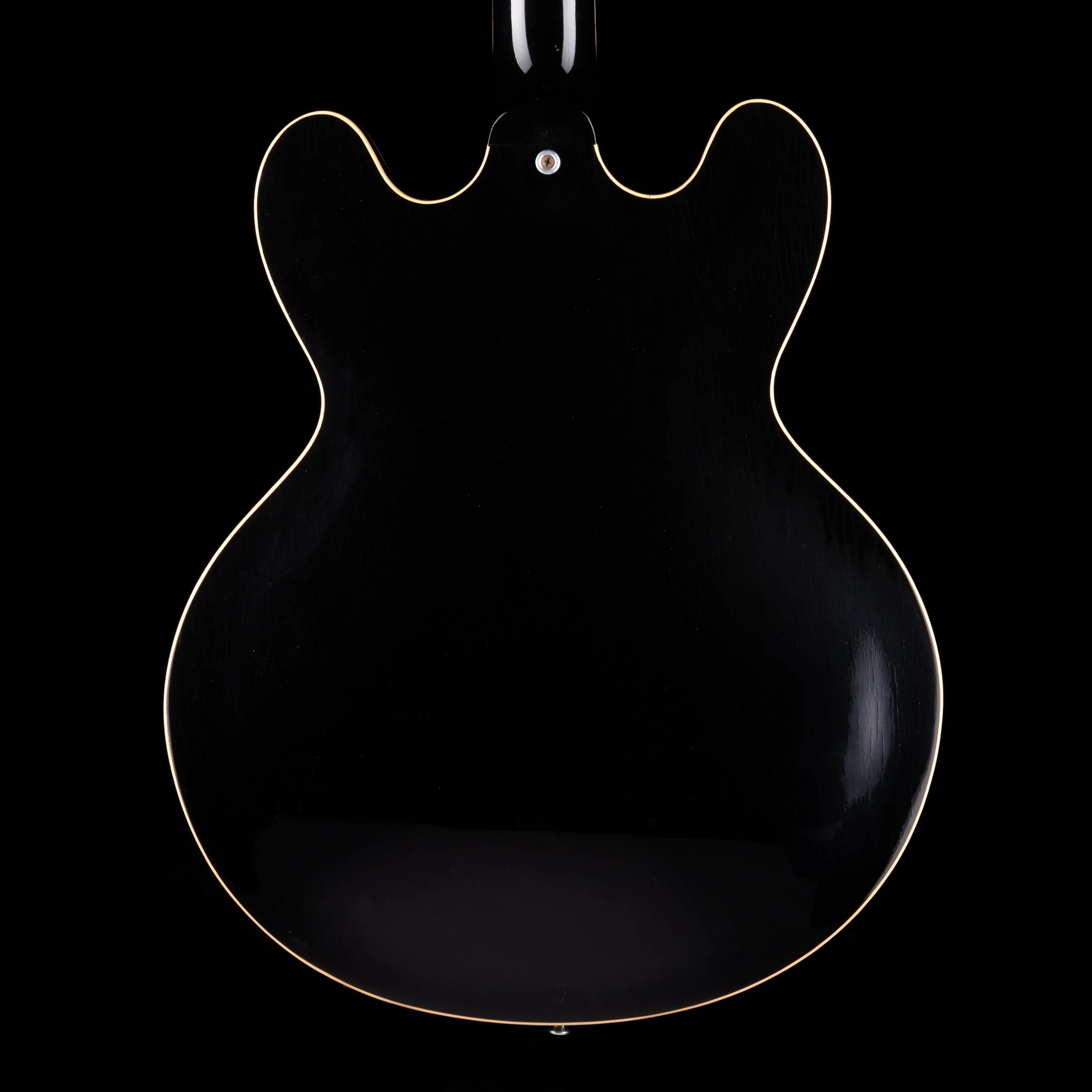 Pre Owned 1985 Gibson ES-335 Dot Ebony Electric Guitar With OHSC - Image 10