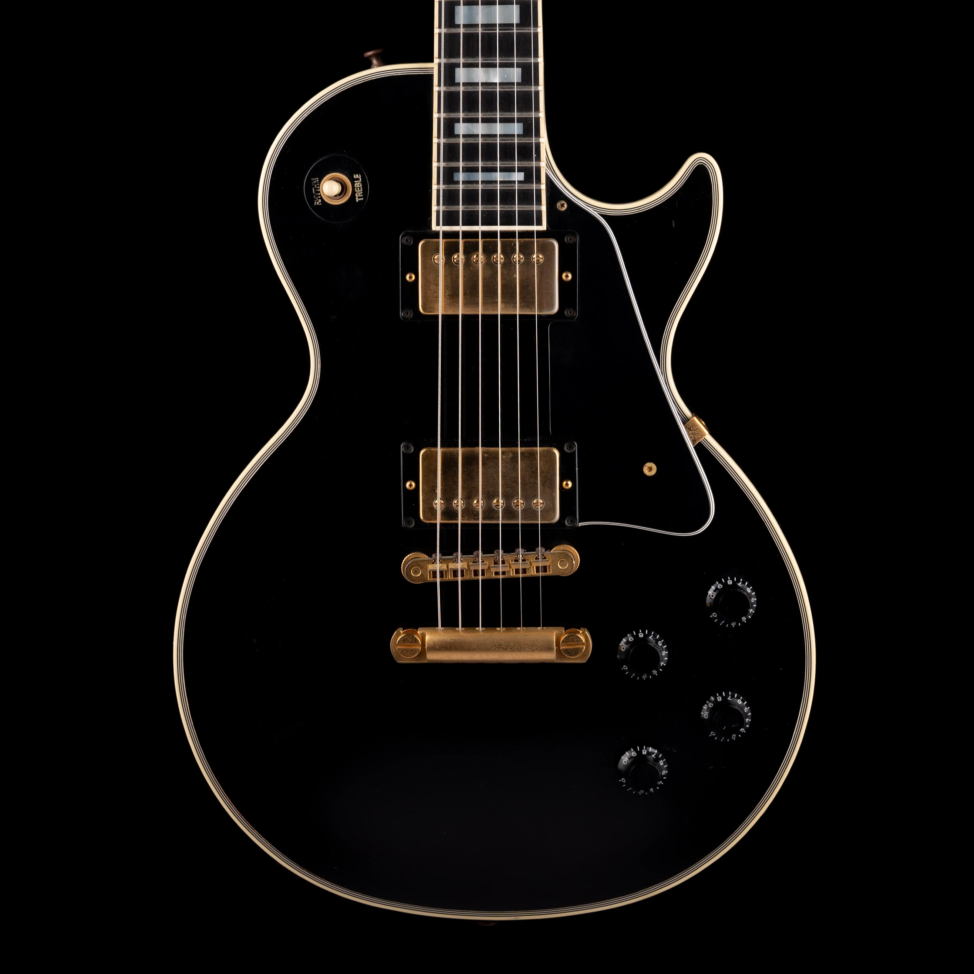 Vintage 1986 Gibson Les Paul Custom Ebony With OHSC