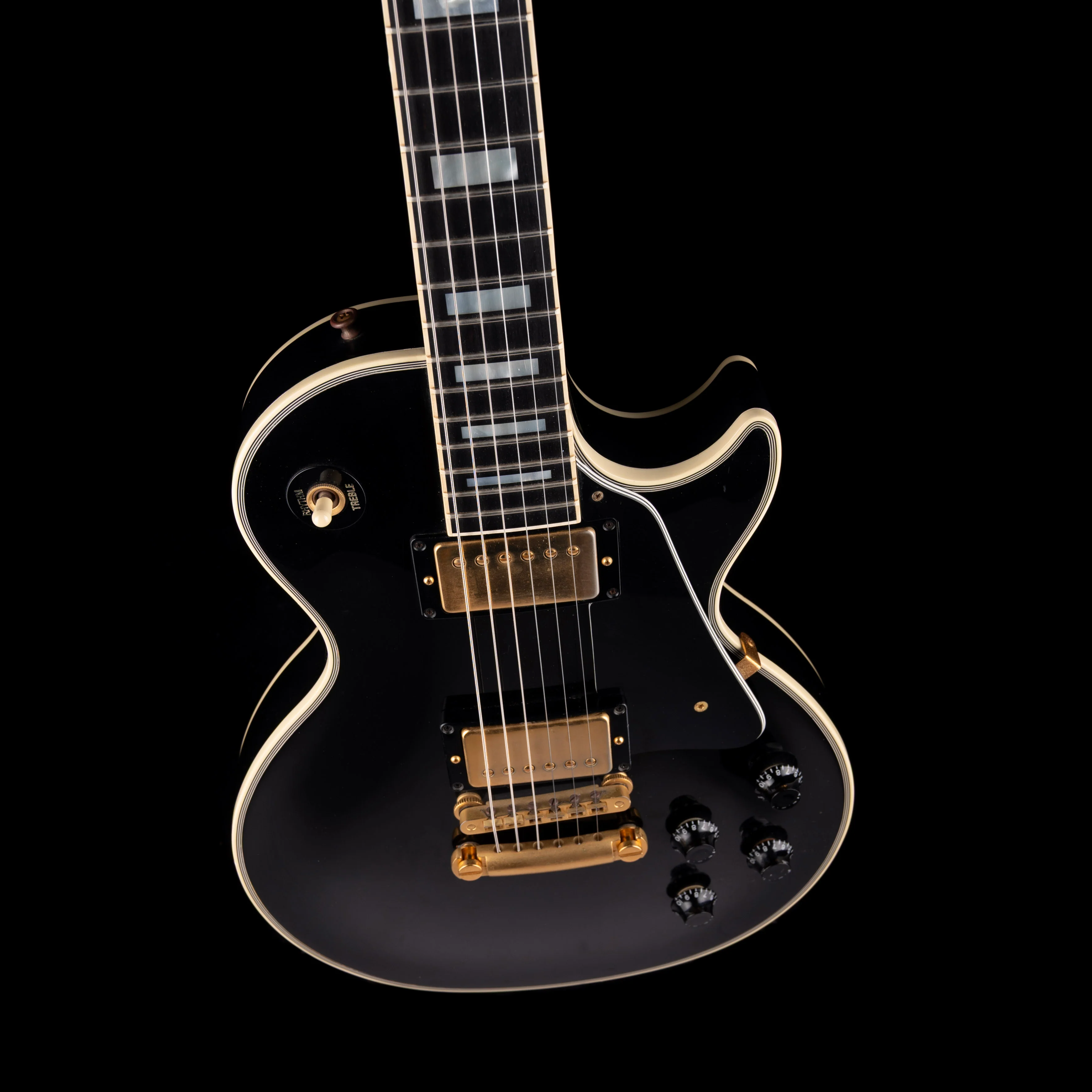 Vintage 1986 Gibson Les Paul Custom Ebony With OHSC - Image 3