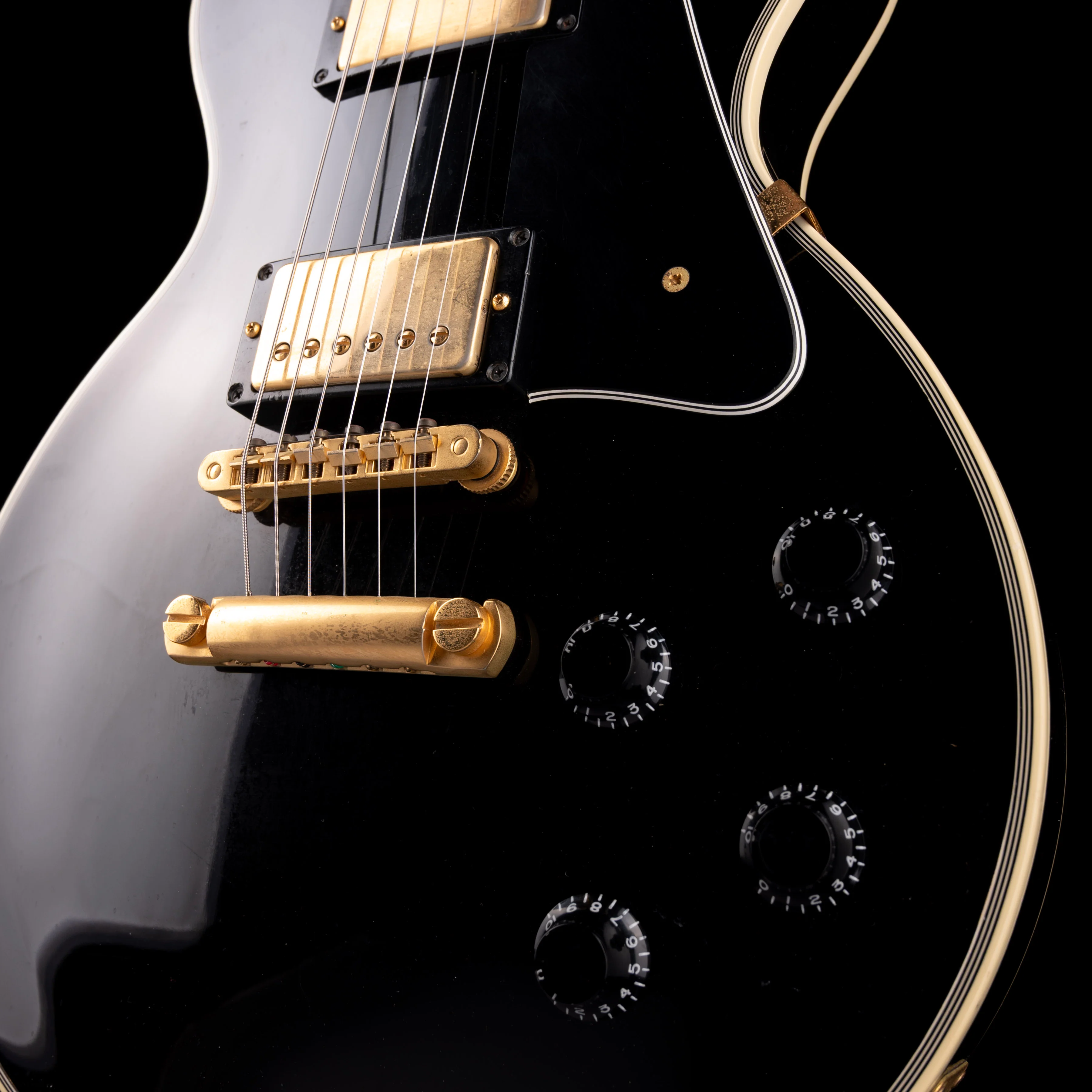 Vintage 1986 Gibson Les Paul Custom Ebony With OHSC - Image 5