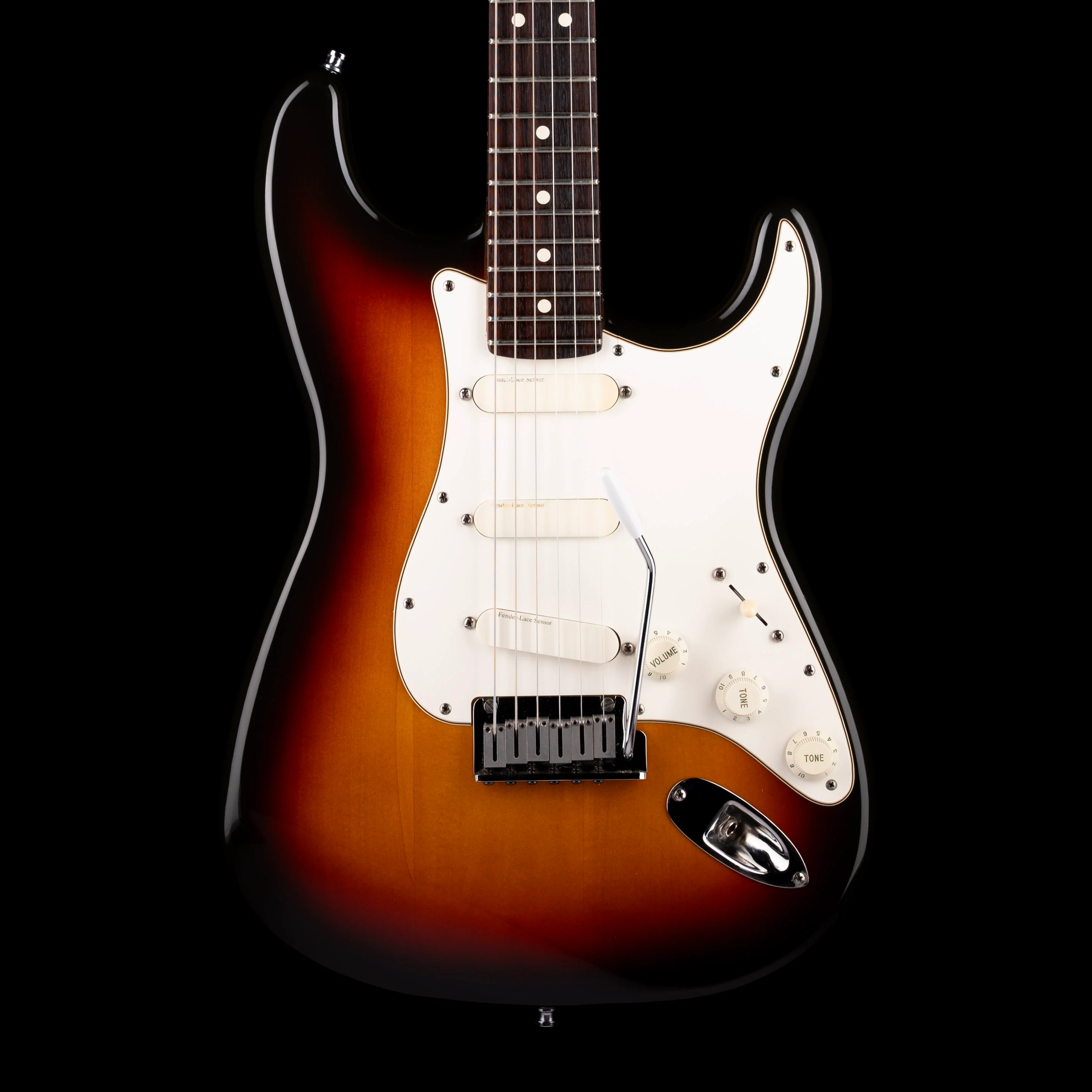 Pre Owned 1987 Fender Strat Plus Sunburst Electric Guitar With HSC