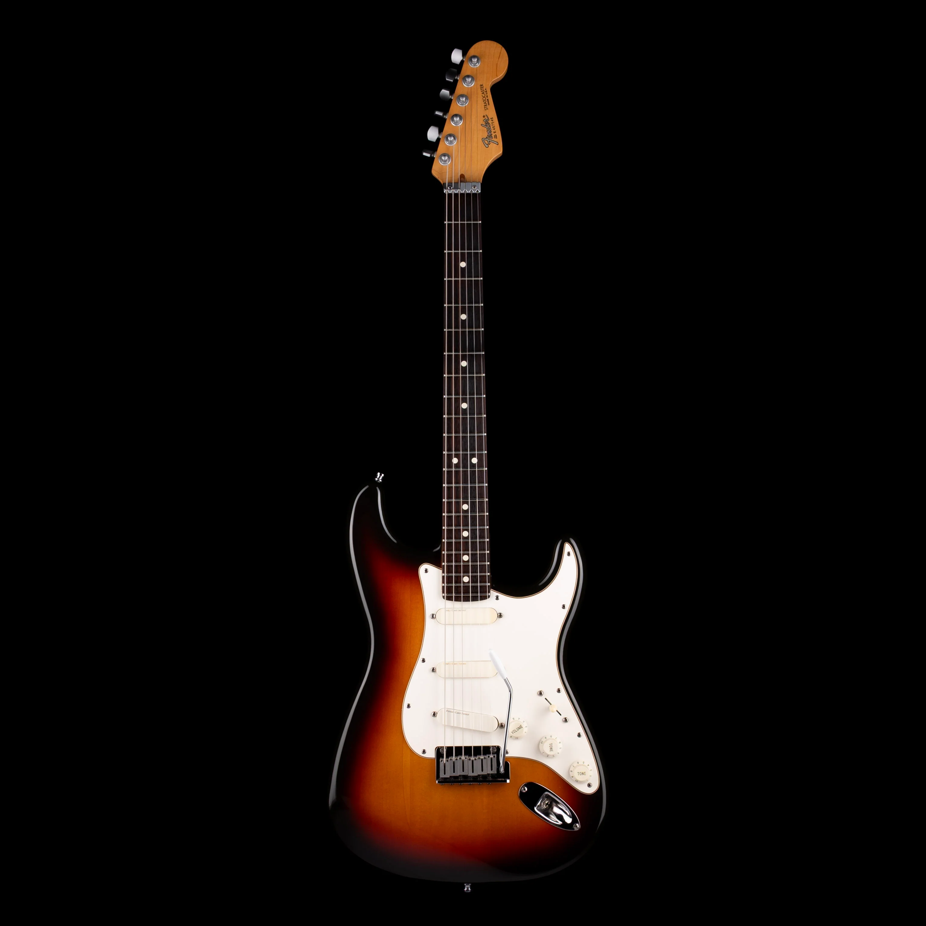 Pre Owned 1987 Fender Strat Plus Sunburst Electric Guitar With HSC - Image 2
