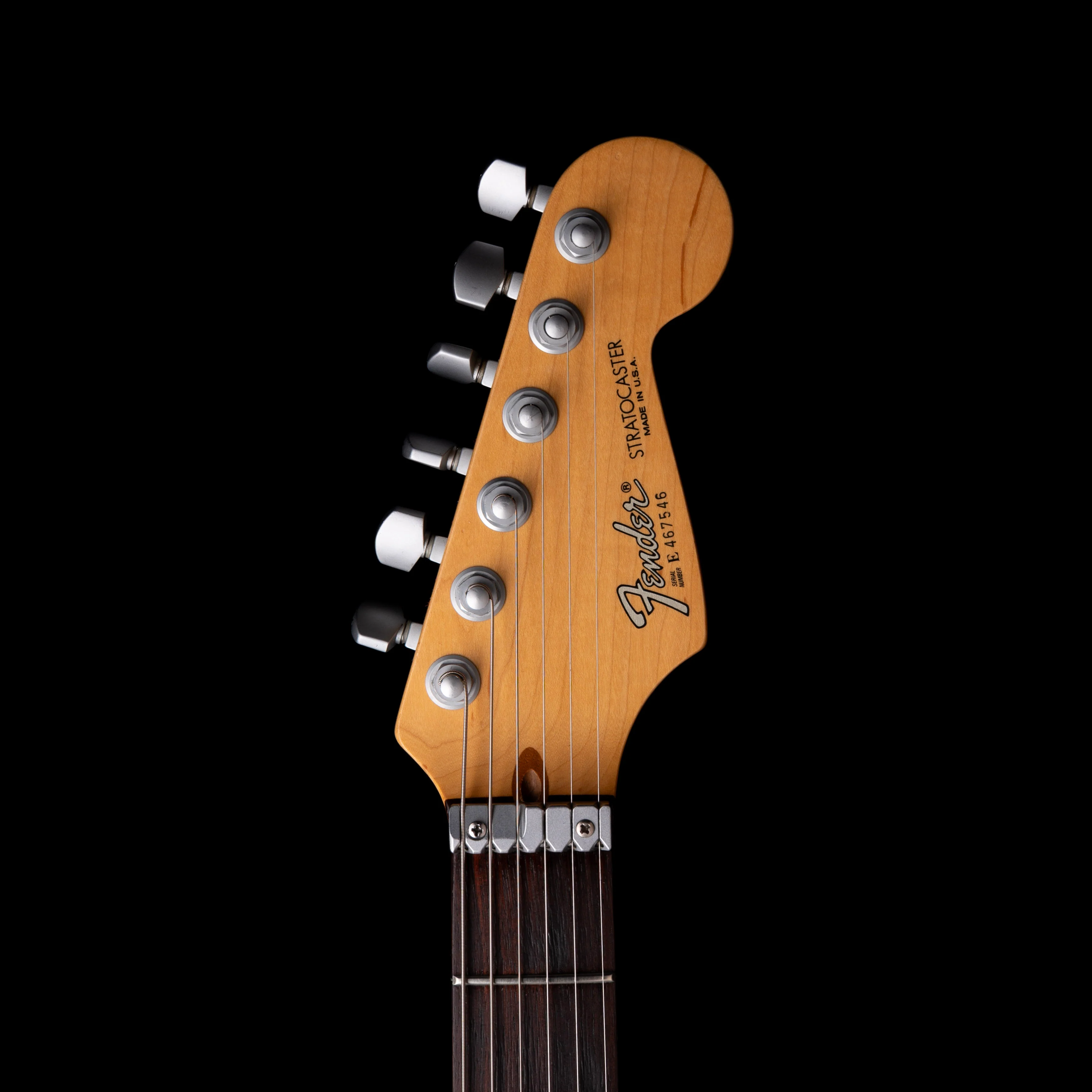 Pre Owned 1987 Fender Strat Plus Sunburst Electric Guitar With HSC - Image 8