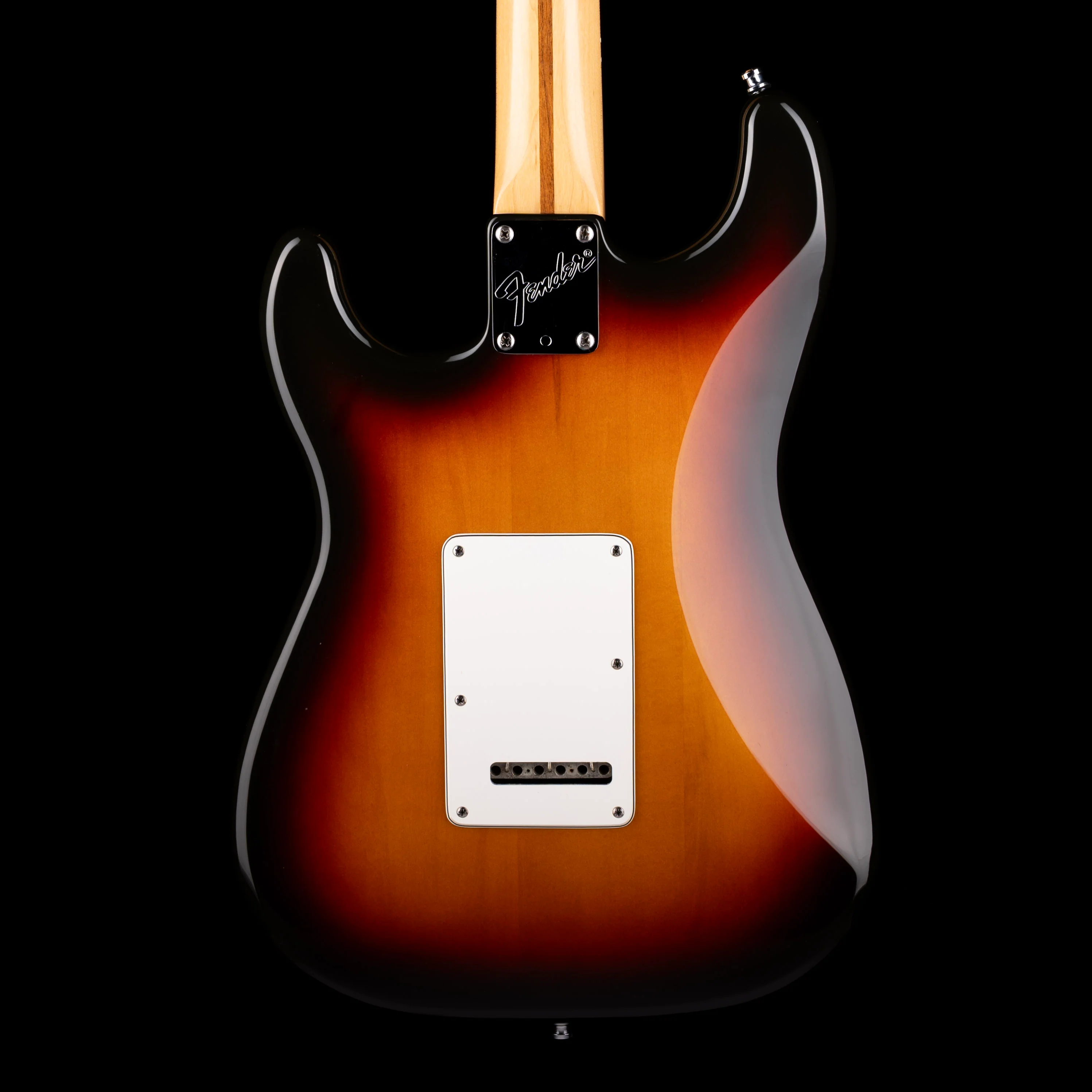 Pre Owned 1987 Fender Strat Plus Sunburst Electric Guitar With HSC - Image 9