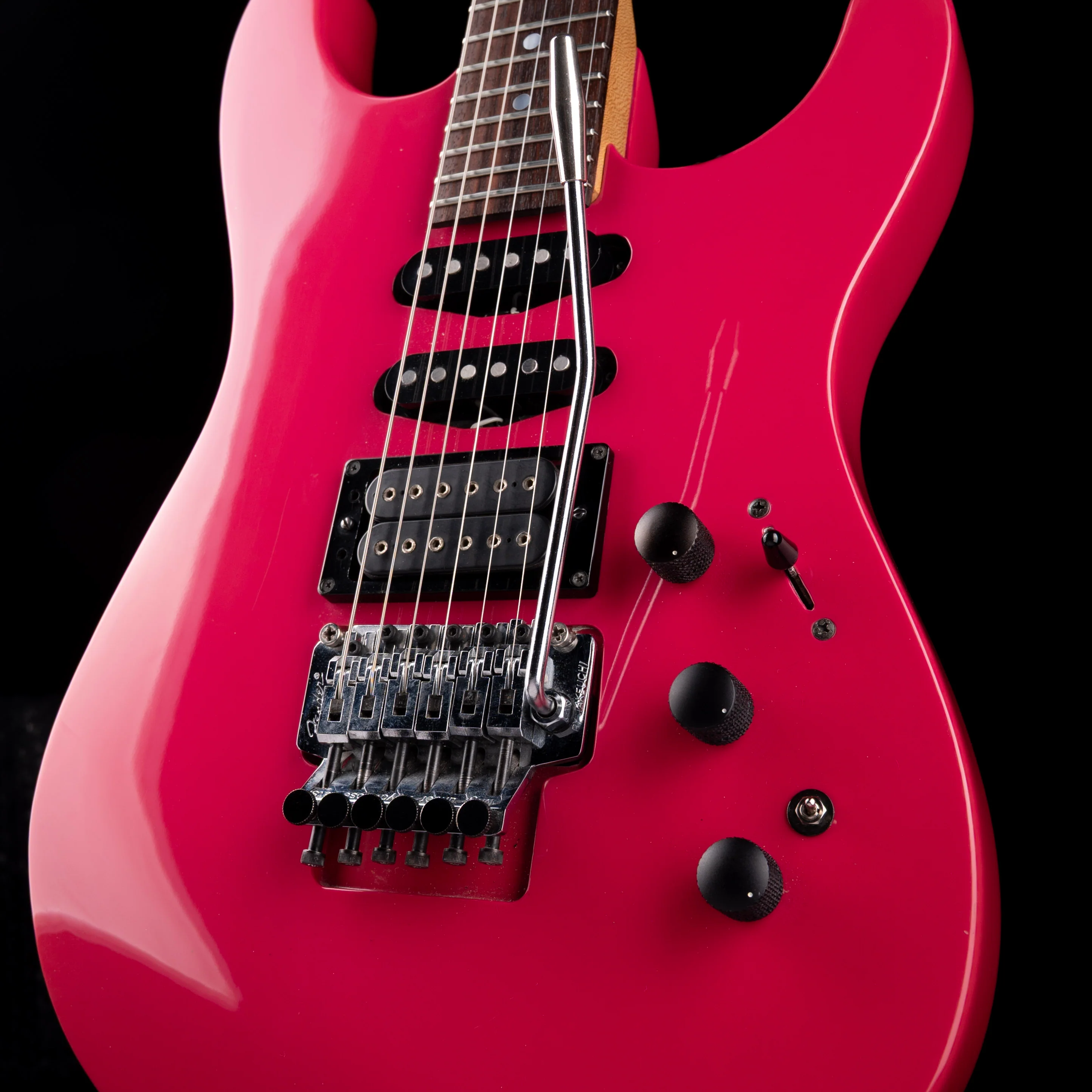 Pre Owned 1987 HM Strat Razzberry With Gig Bag - Image 5