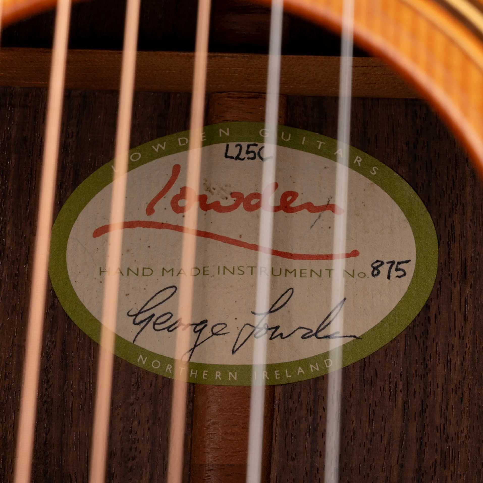 Vintage 1987 Lowden L25C Natural Acoustic Guitar With OHSC - Image 8