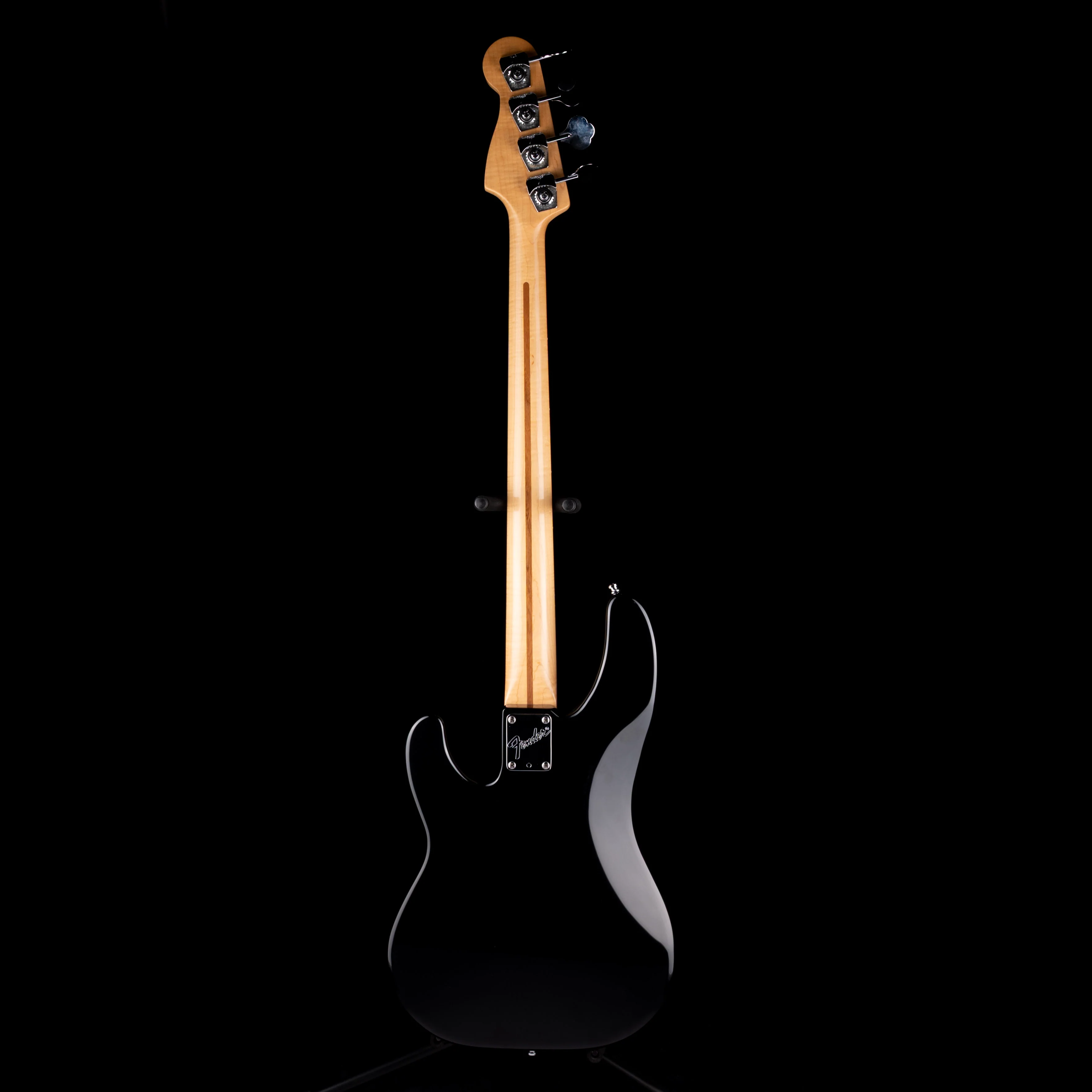 Vintage 1988 Fender Longhorn Precision Bass Black With OHSC - Image 10