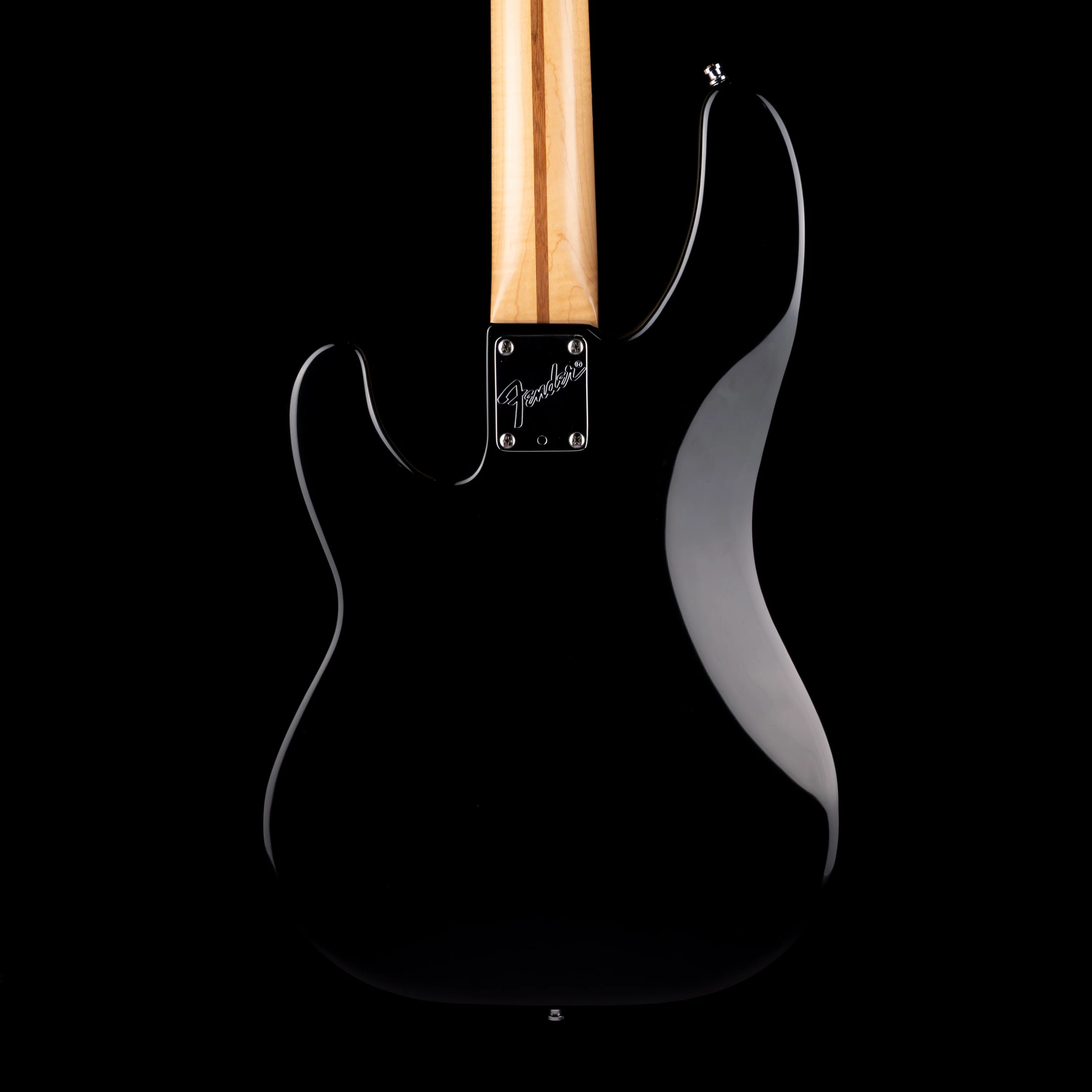 Vintage 1988 Fender Longhorn Precision Bass Black With OHSC - Image 9