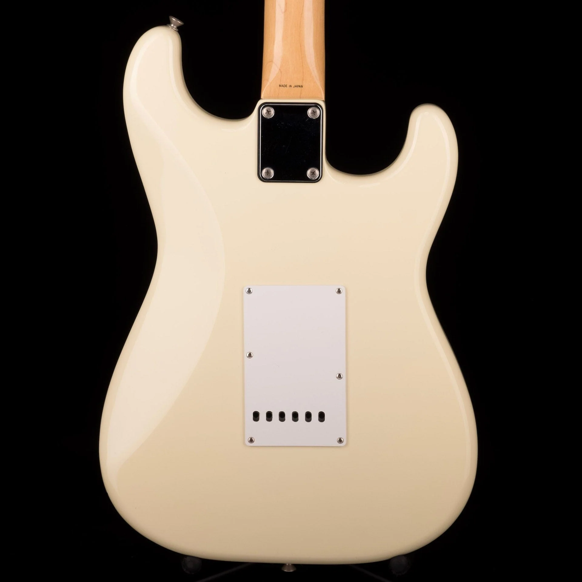Pre-Owned 1988 Fender Made In Japan Stratocaster Left-Handed Olympic White Electric Guitar With Bag - Image 10