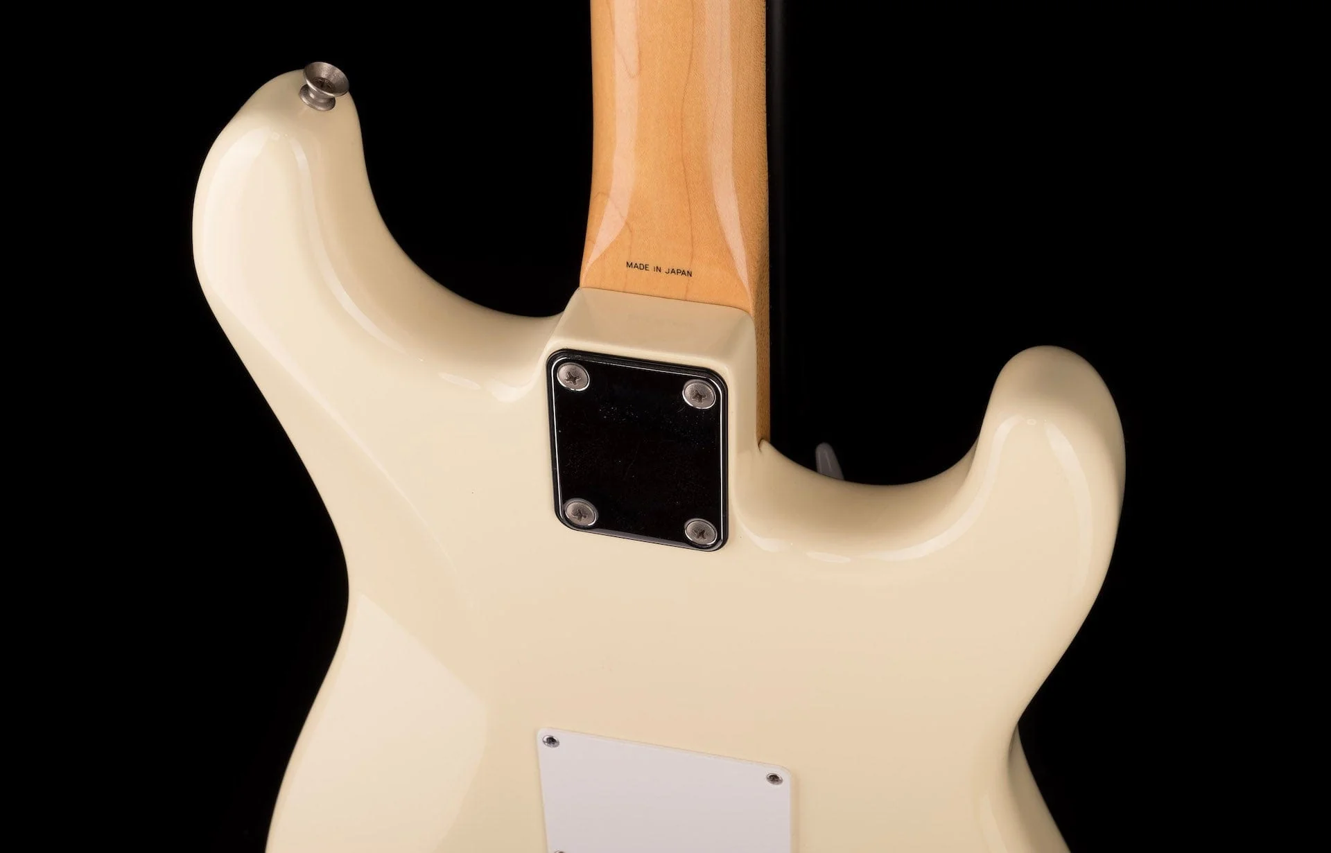 Pre-Owned 1988 Fender Made In Japan Stratocaster Left-Handed Olympic White Electric Guitar With Bag - Image 12