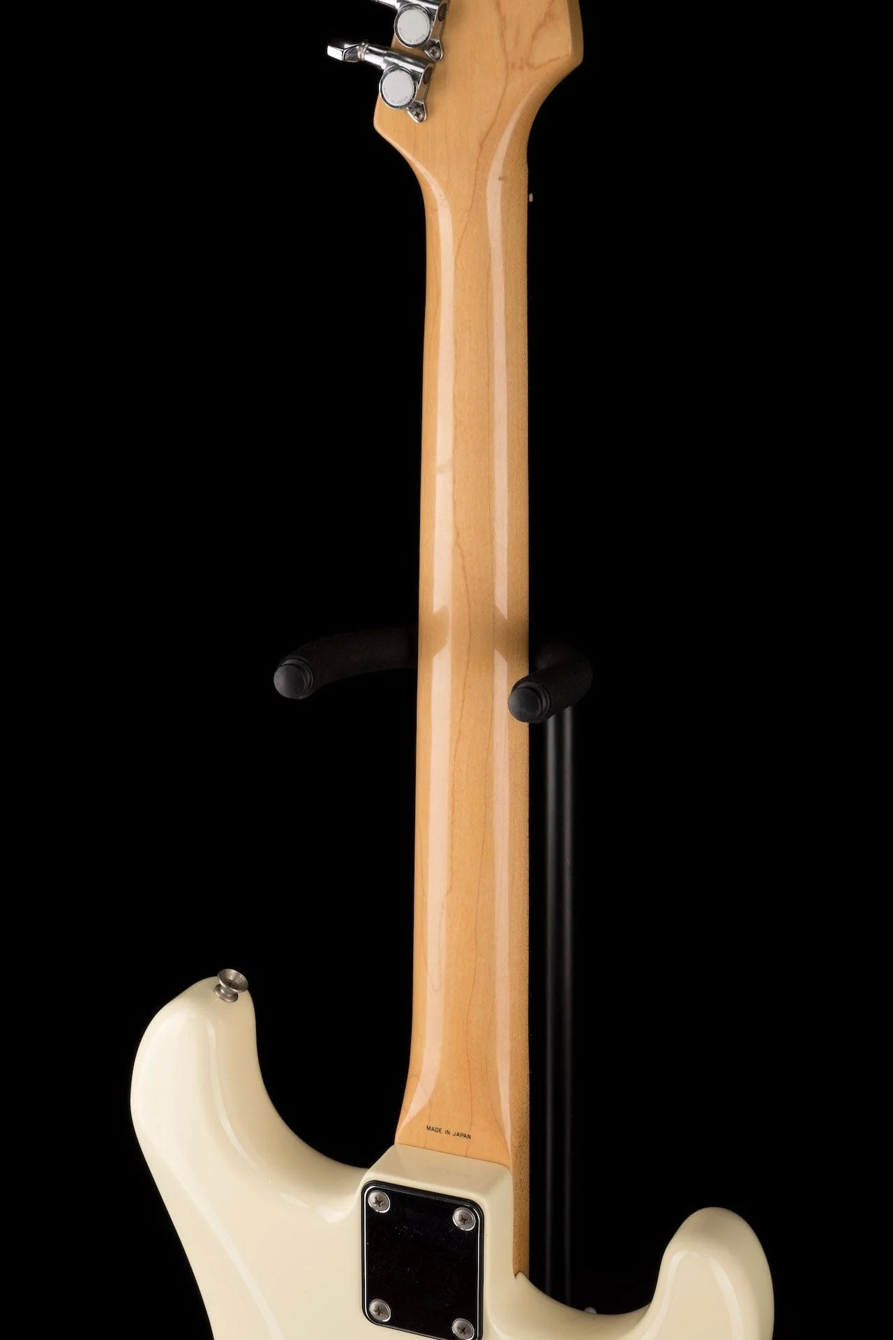 Pre-Owned 1988 Fender Made In Japan Stratocaster Left-Handed Olympic White Electric Guitar With Bag - Image 14