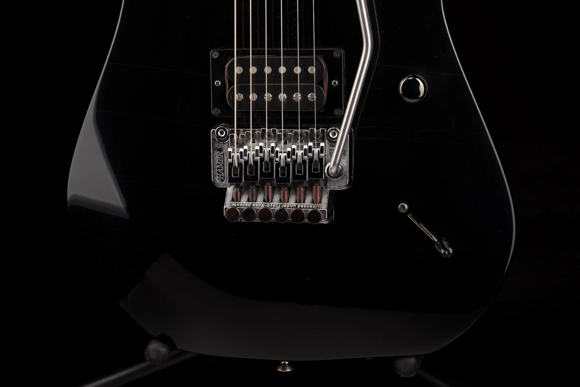 Pre Owned 1988 Hamer Californian Black with OHSC - Image 5