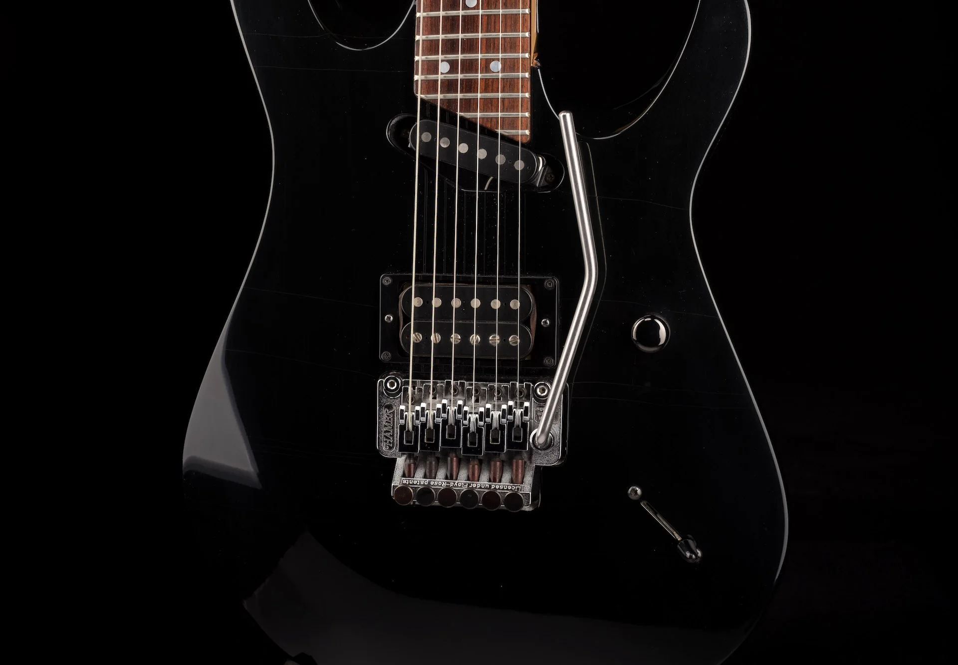 Pre Owned 1988 Hamer Californian Black with OHSC - Image 6
