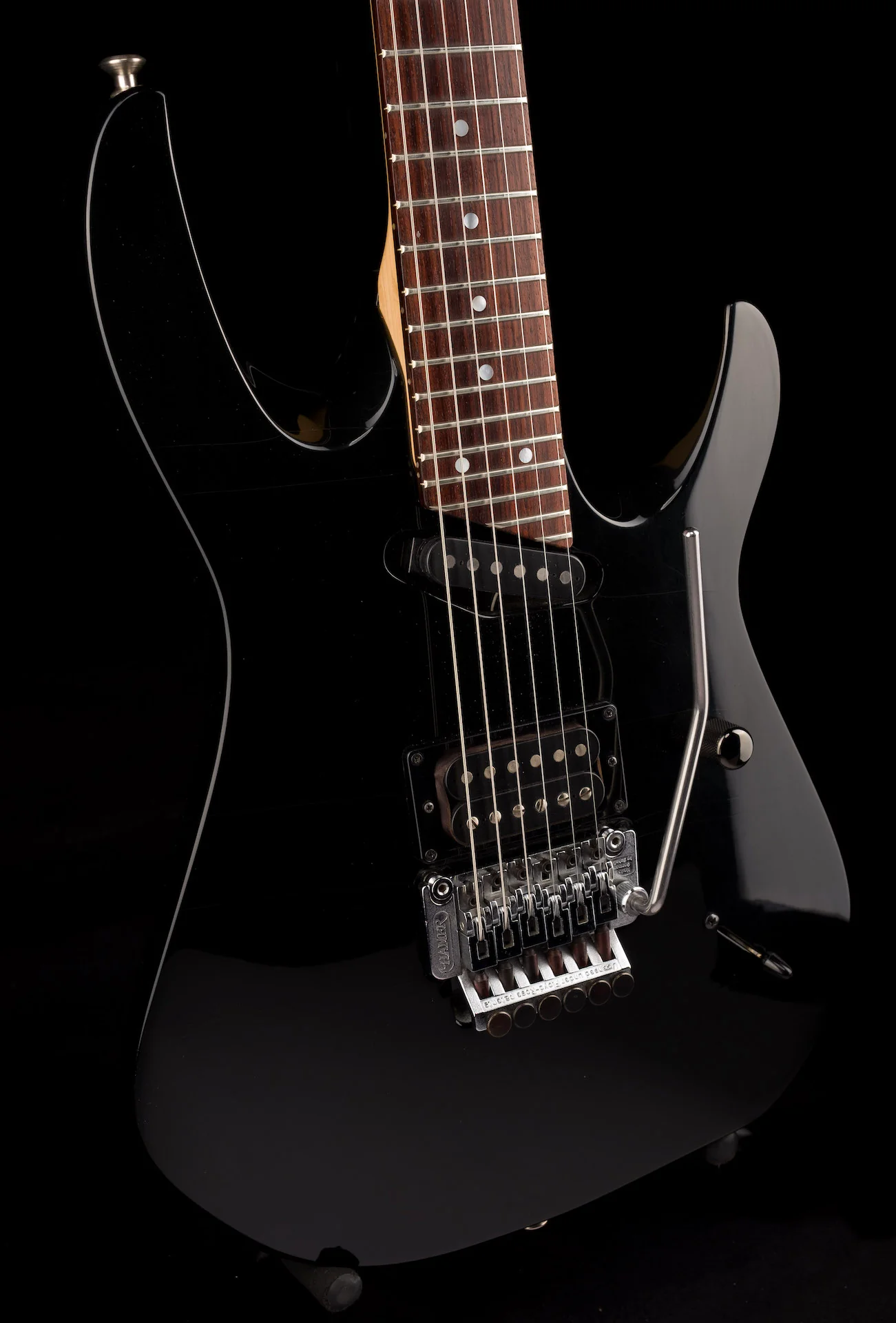 Pre Owned 1988 Hamer Californian Black with OHSC - Image 9
