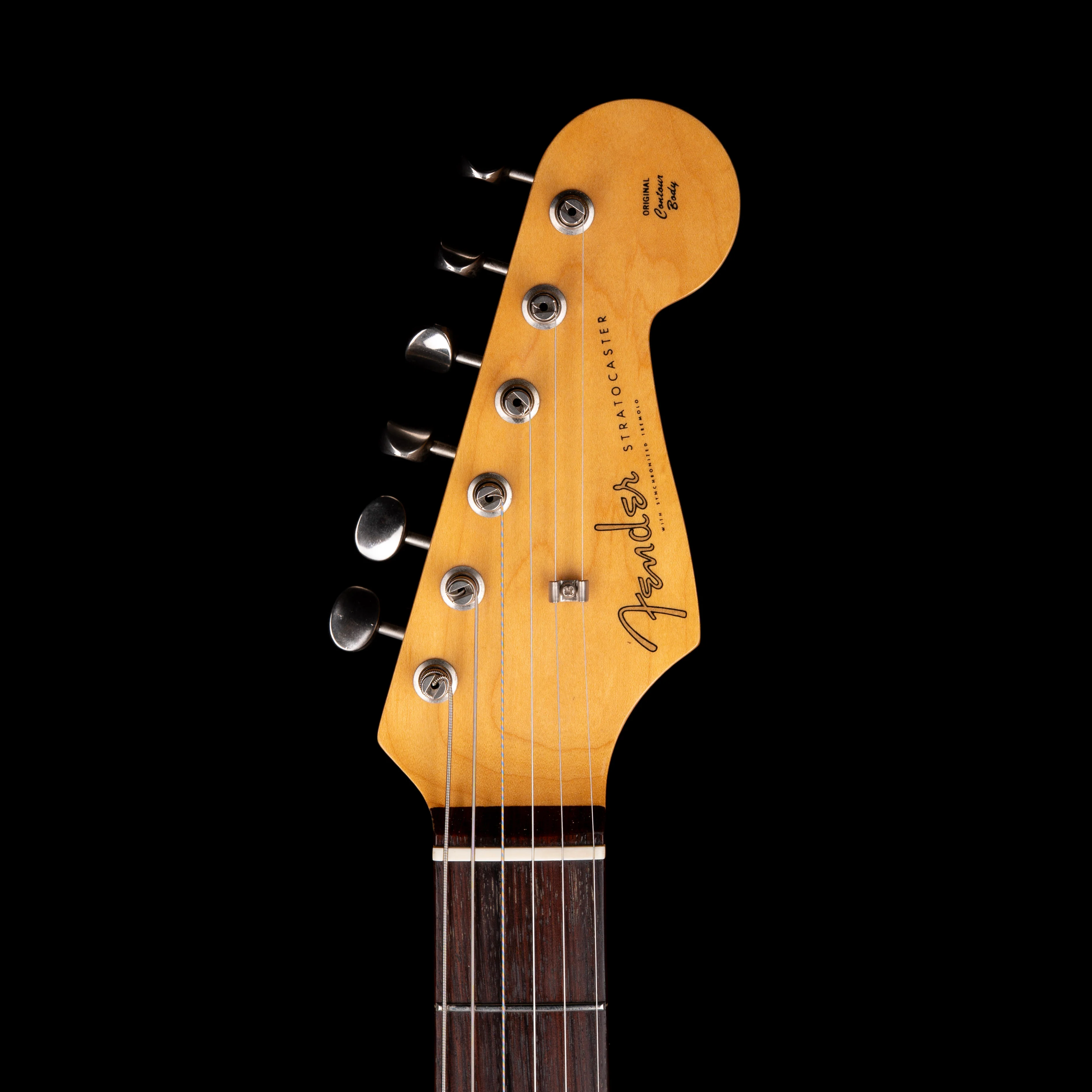 Pre Owned 1989-90 Fender Made In Japan '62 Reissue Stratocaster Black With Gig Bag - Image 12