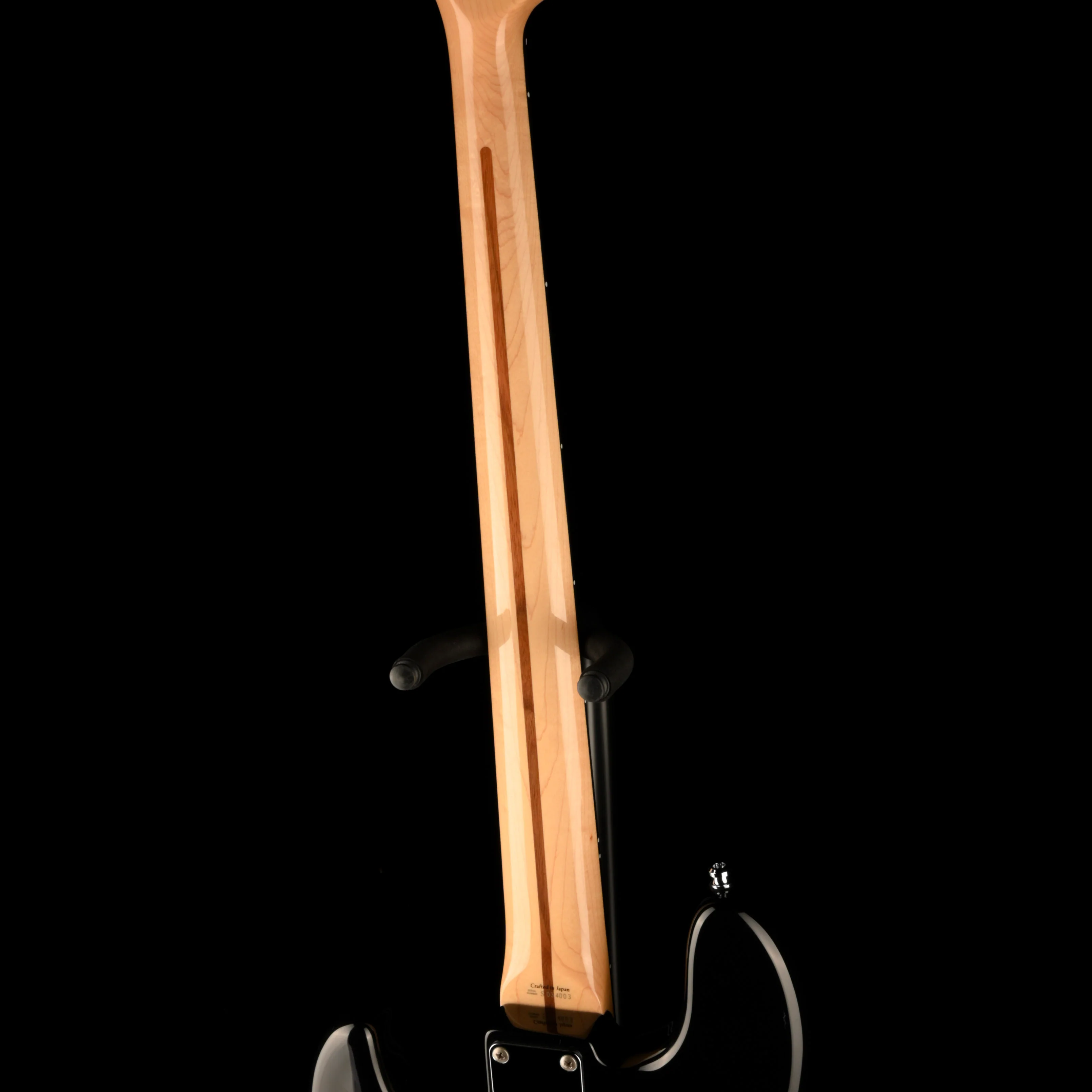 Pre Owned 1990 Fender Geddy Lee Jazz Bass Black With Case - Image 11