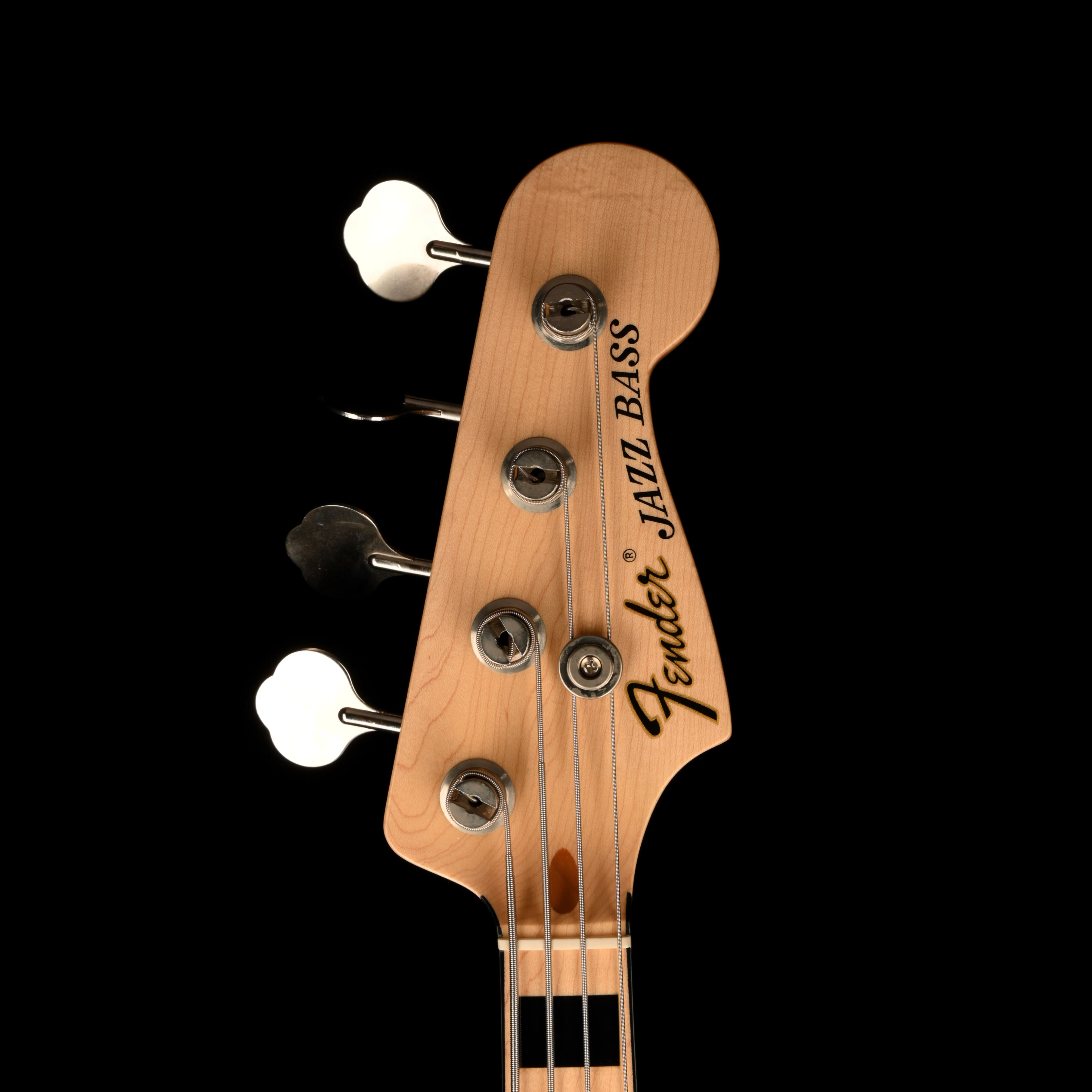 Pre Owned 1990 Fender Geddy Lee Jazz Bass Black With Case - Image 12