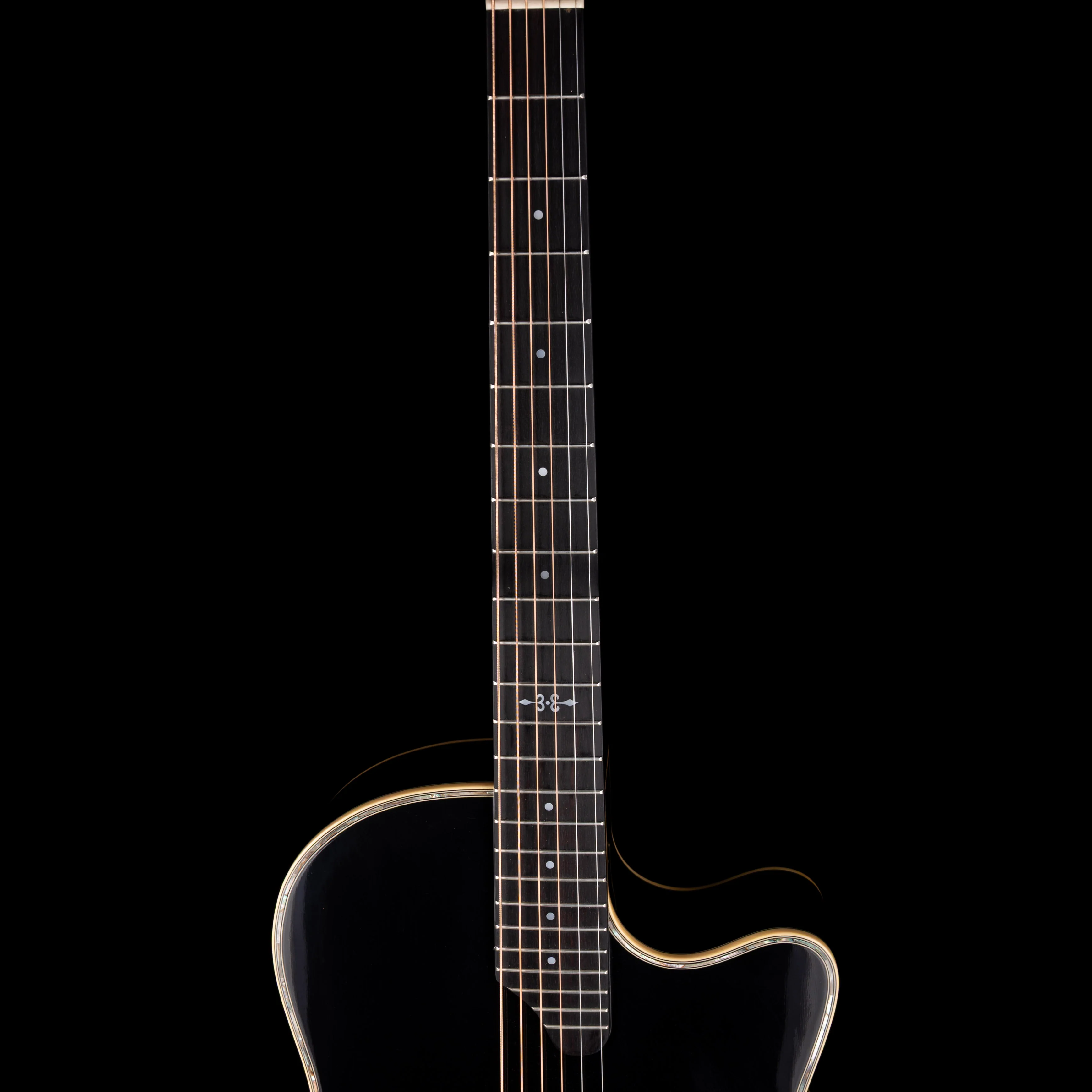 Pre Owned 1990's Alvarez Yairi YD-88 Acoustic Electric Black Gloss With HSC - Image 7