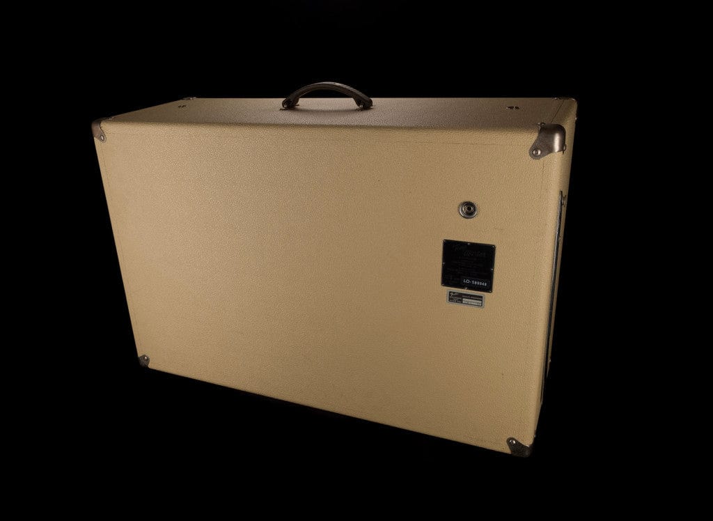Pre-Owned 1990's Fender Custom Shop Tonemaster 2x12 Blonde Guitar Amp Cabinet - Image 7
