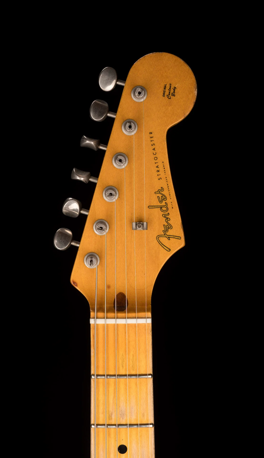 Pre Owned 1990s Fender Made In Japan VJ ST-57 Strat Gold With Gig Bag - Image 13