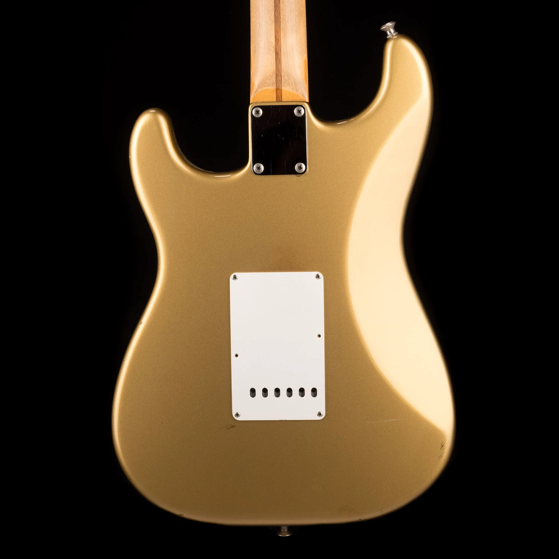 Pre Owned 1990s Fender Made In Japan VJ ST-57 Strat Gold With Gig Bag - Image 14