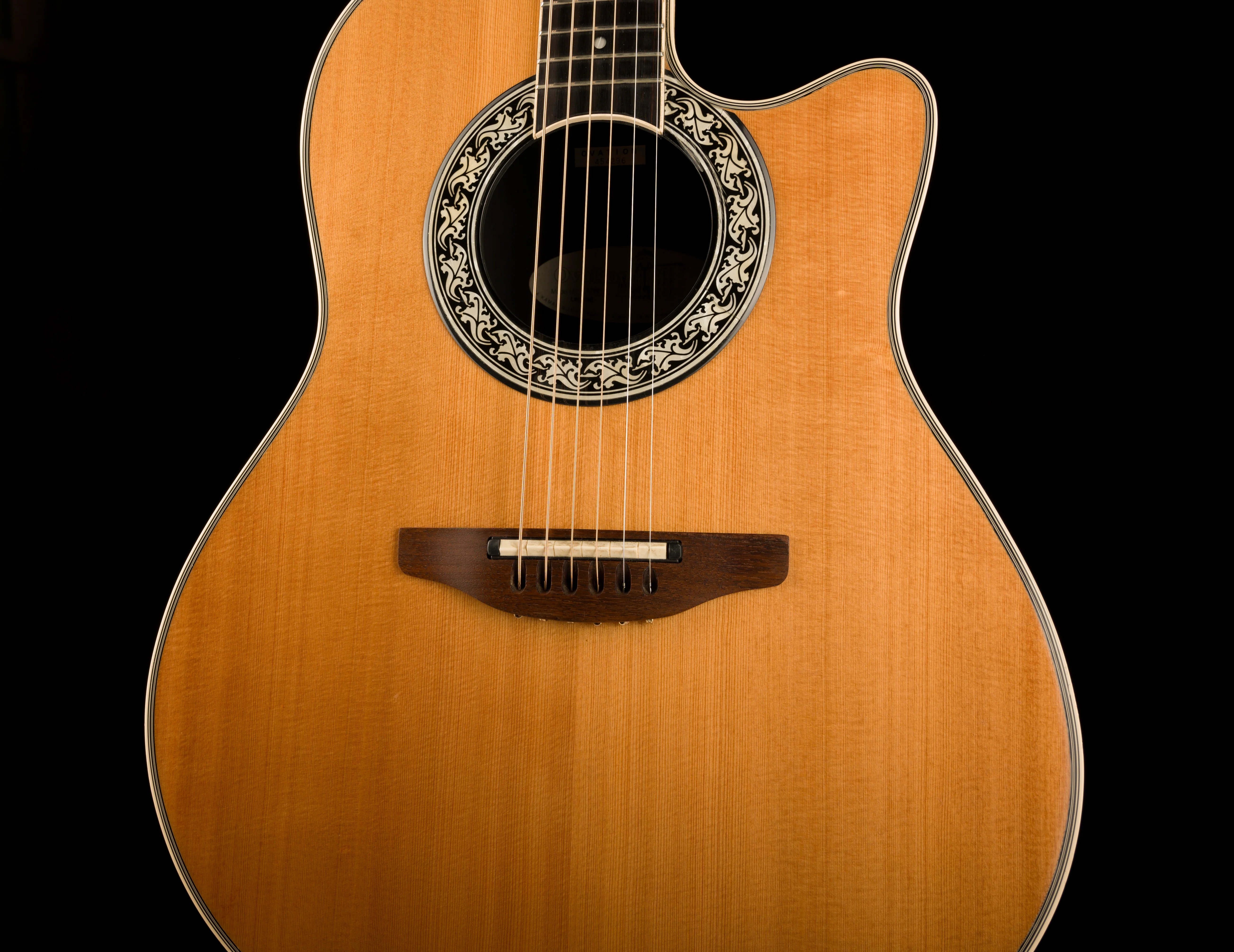 Pre Owned 1990's Ovation Legend Model 1767 Natural With OHSC - Image 6