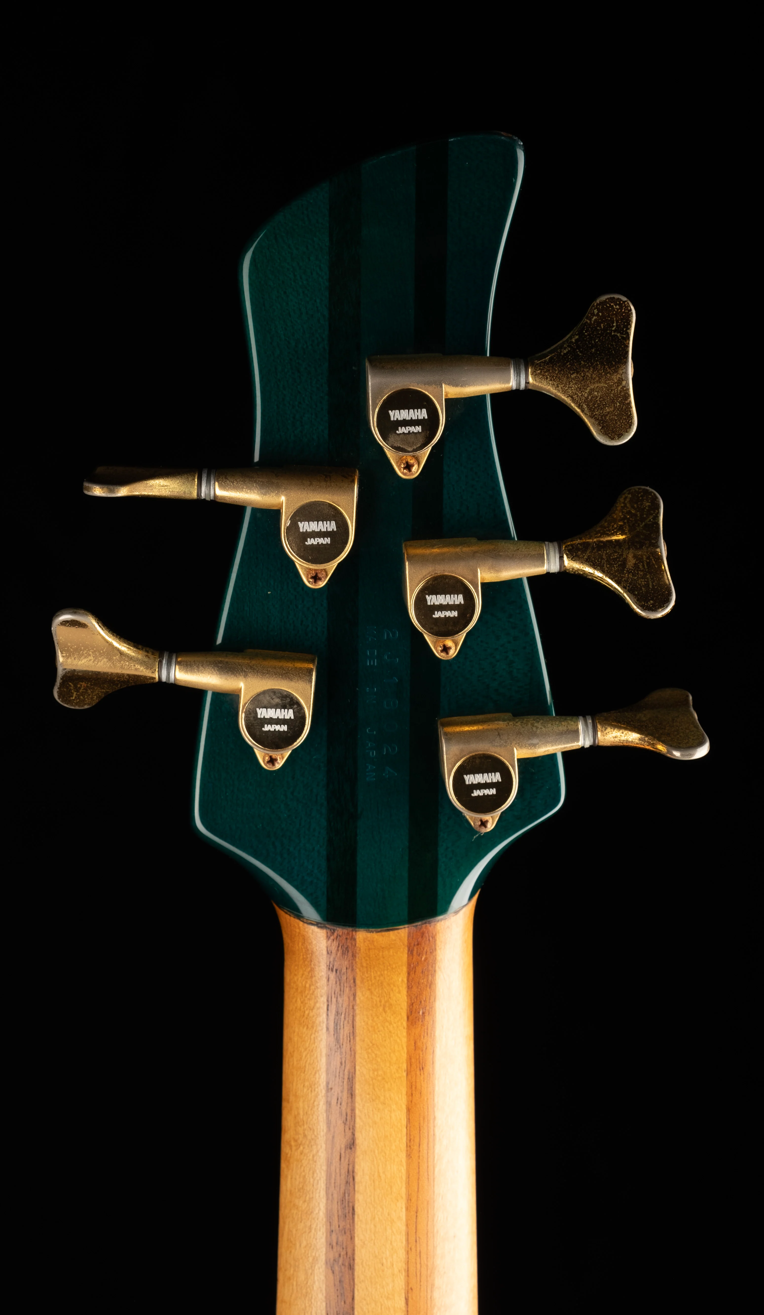 Pre Owned 1990s Yamaha TRB-5P with Piezo Pickup Trans Green - Image 9