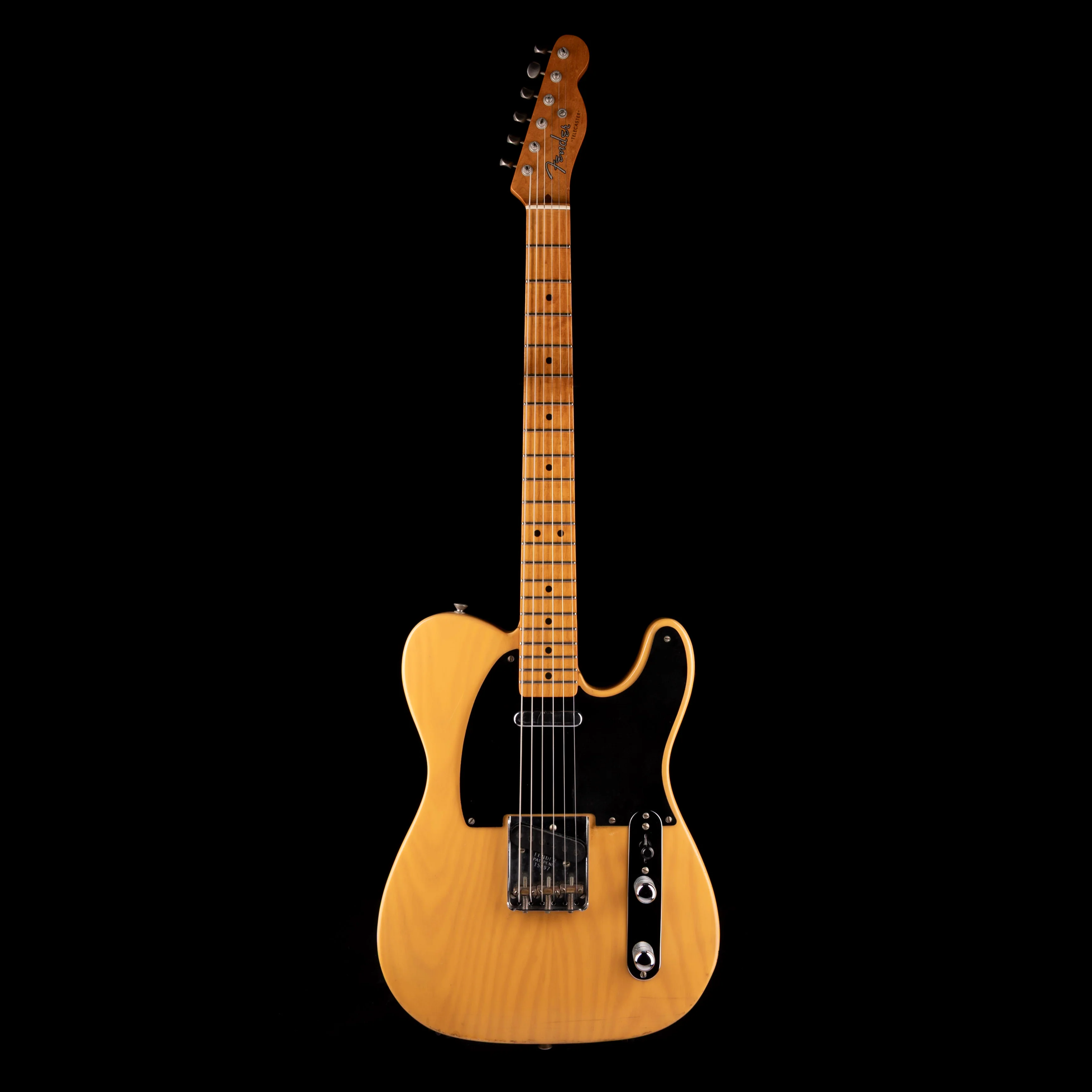 Pre Owned 1991 Fender American Vintage 1952 Telecaster Butterscotch Blonde With OHSC - Image 2