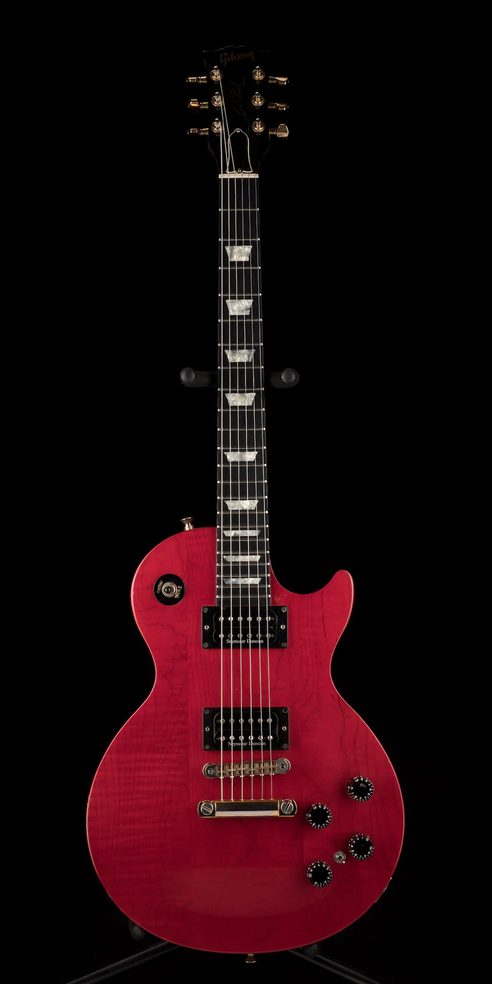Pre Owned 1991 Gibson Les Paul Studio Cherryburst With HSC - Image 2