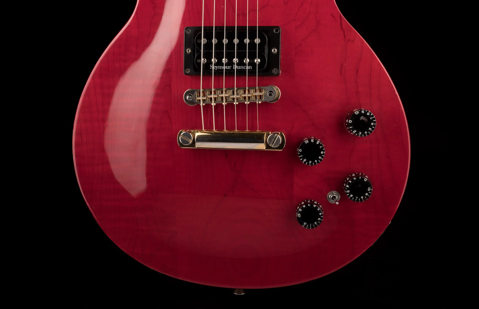 Pre Owned 1991 Gibson Les Paul Studio Cherryburst With HSC - Image 5